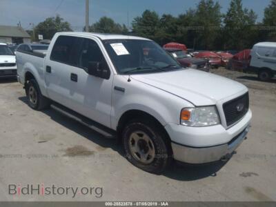 2005 Ford F150 Supercrew, white — VIN 1FTPW14575FA77140, IAAI