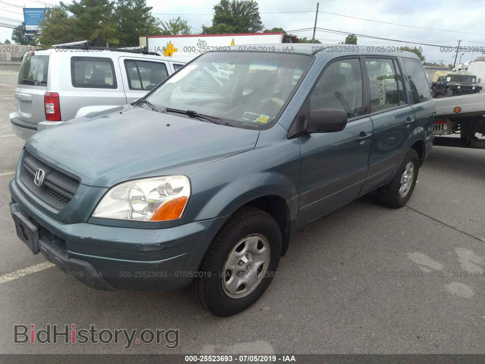 2005 HONDA PILOT - VIN: 2HKYF18145H551238 - Фото 2