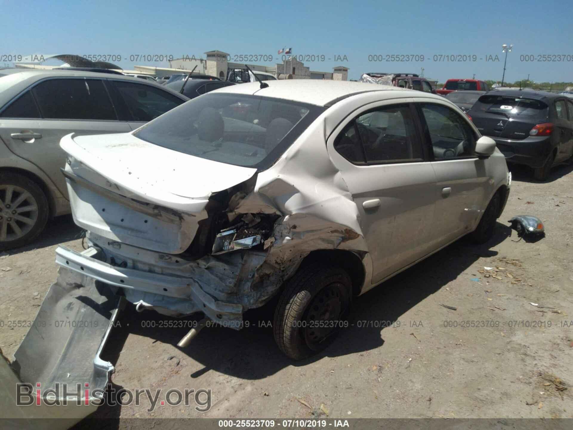 2017 MITSUBISHI MIRAGE - VIN: ML32F3FJ9HHF11640 - Фото 4