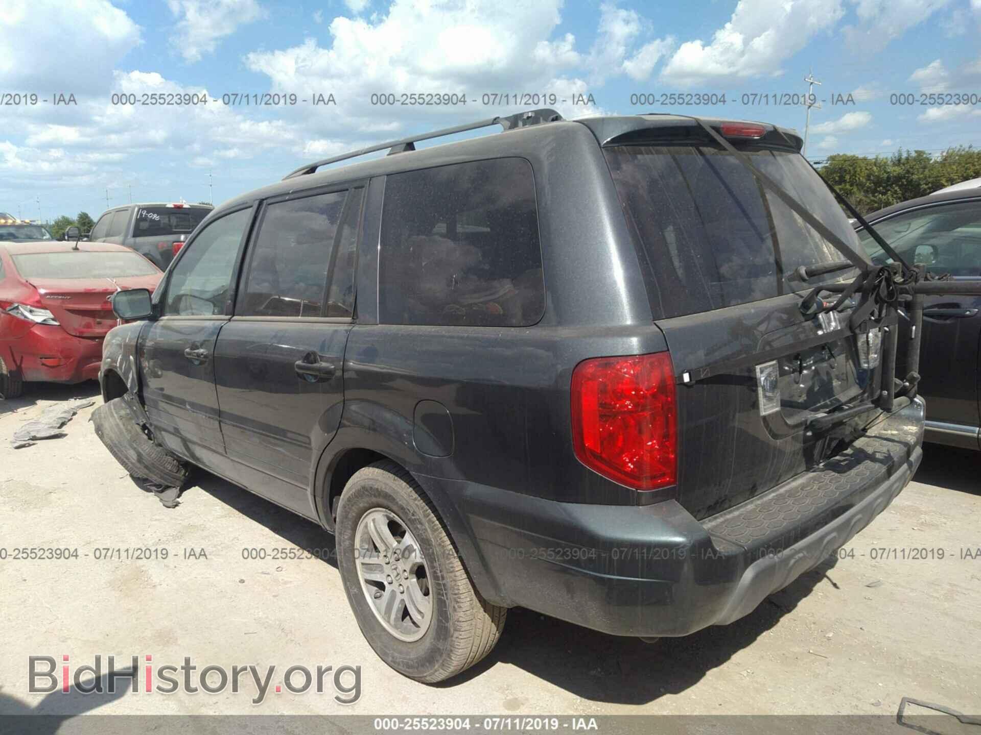 2005 HONDA PILOT - VIN: 5FNYF18475B035691 - Фото 3