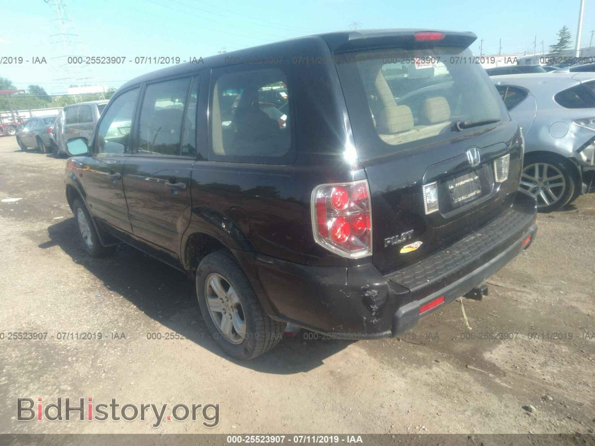 2006 HONDA PILOT - VIN: 5FNYF28126B046515 - Фото 3