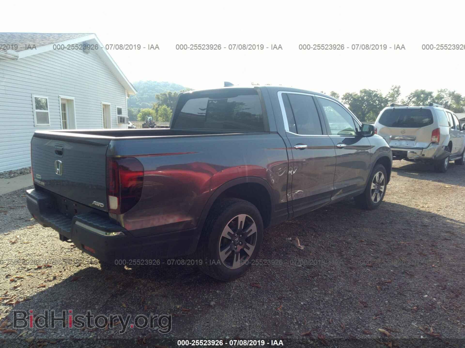 2019 HONDA RIDGELINE - VIN: 5FPYK3F72KB001553 - Фото 4