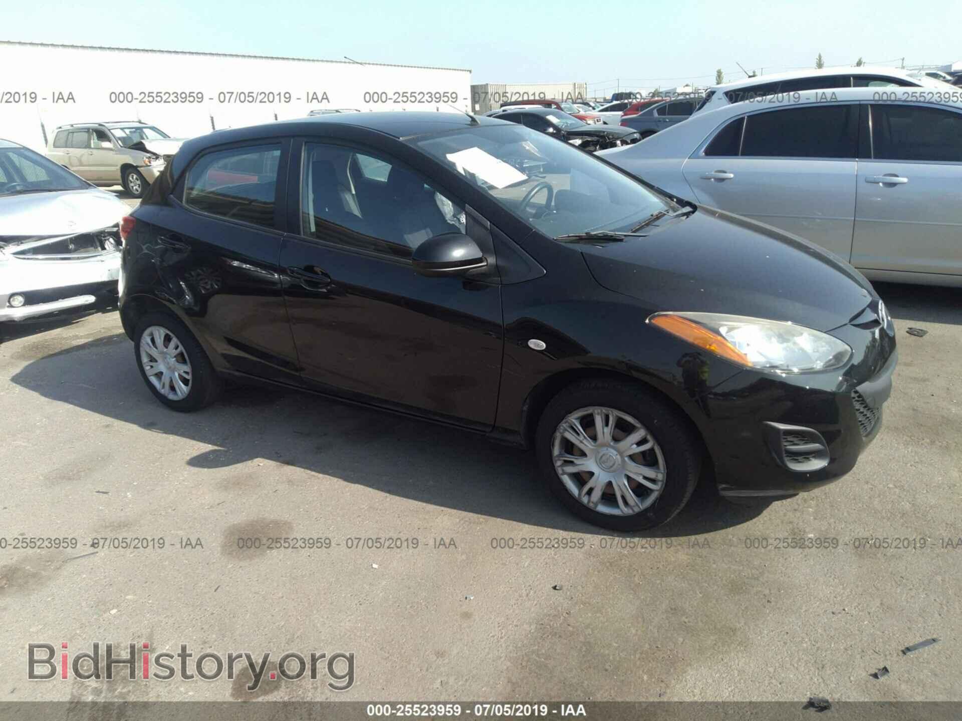 Photo JM1DE1KZ6C0134455 - MAZDA MAZDA2 2012