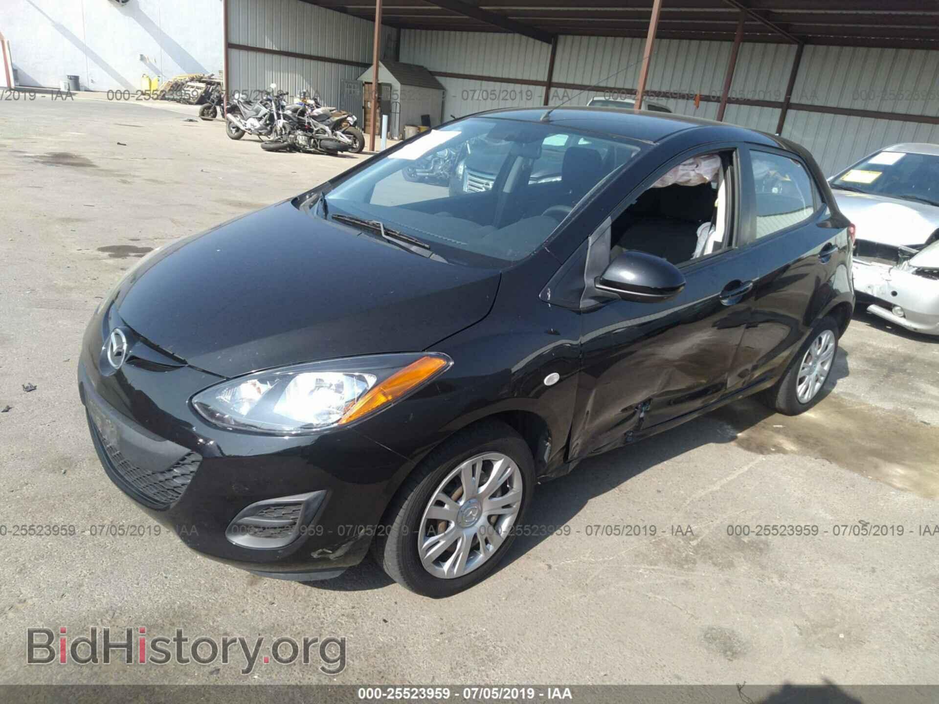 2012 MAZDA MAZDA2 - VIN: JM1DE1KZ6C0134455 - Фото 2