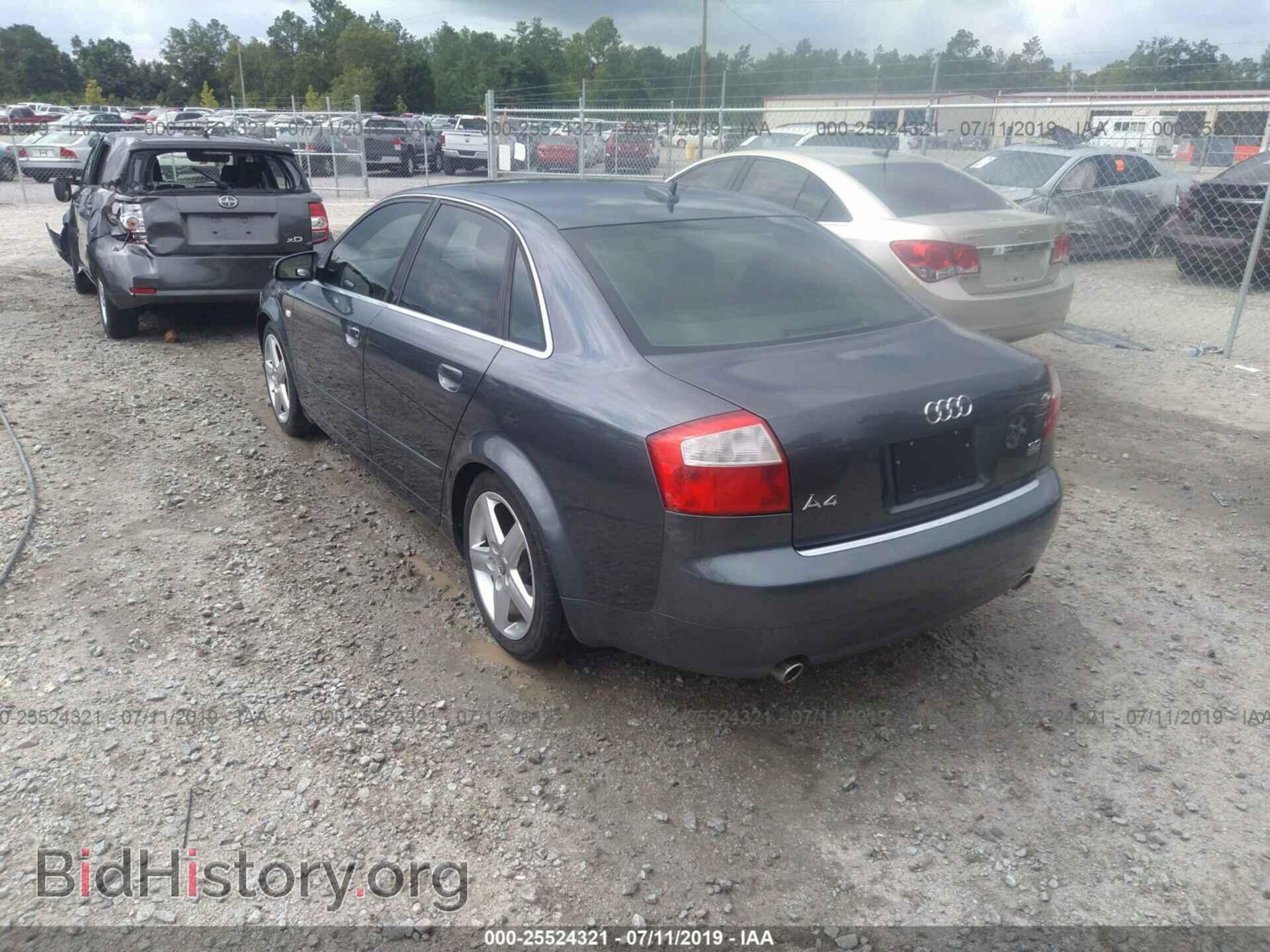 2005 AUDI A4 - VIN: WAULT68E65A007282 - Фото 3