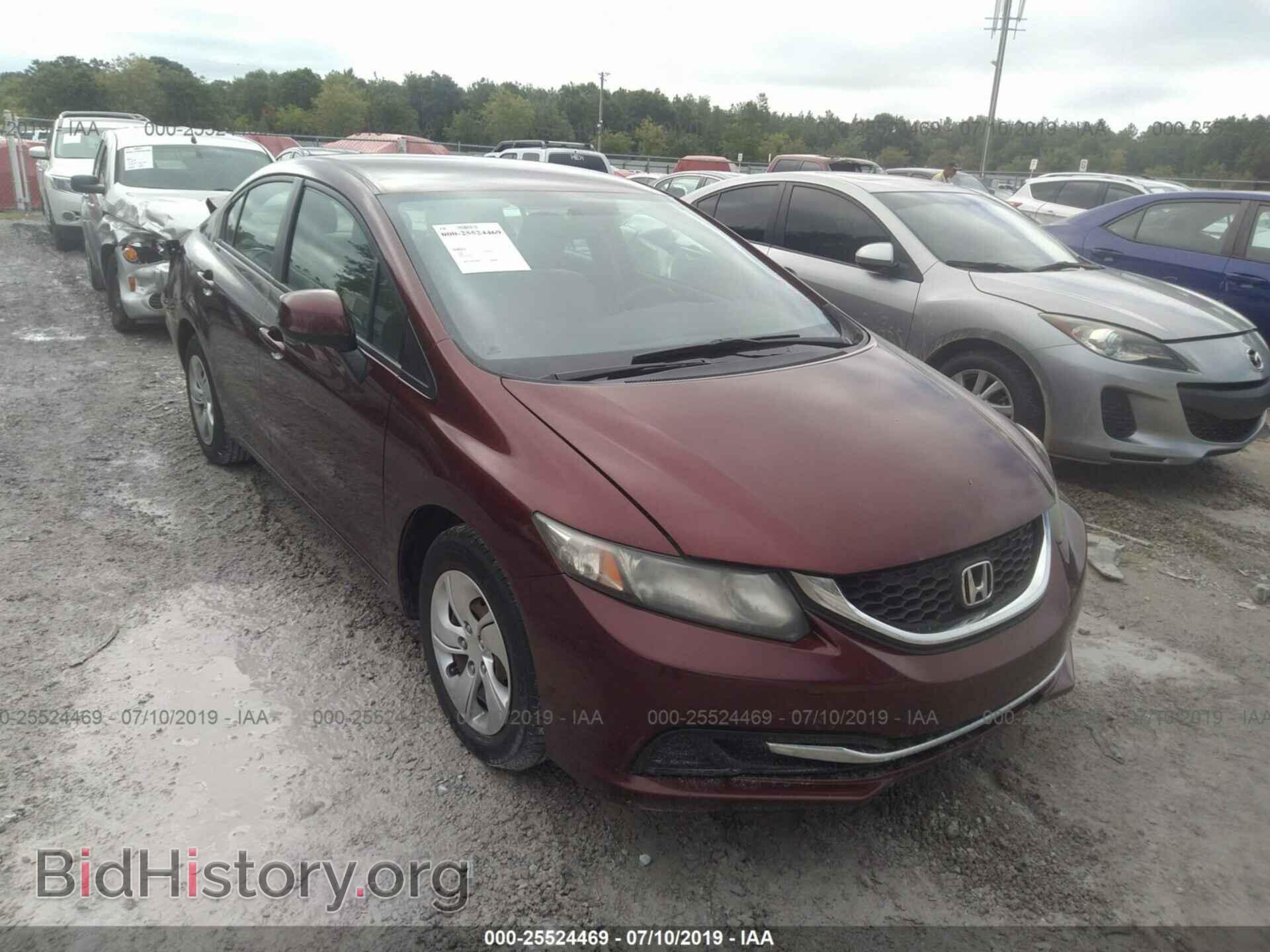 Photo 19XFB2F52DE004969 - HONDA CIVIC 2013
