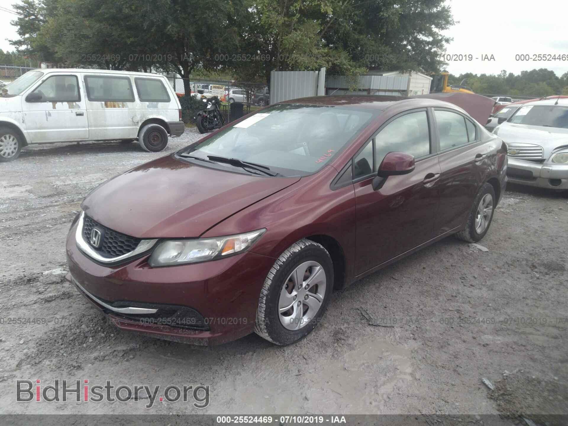 2013 HONDA CIVIC - VIN: 19XFB2F52DE004969 - Фото 2