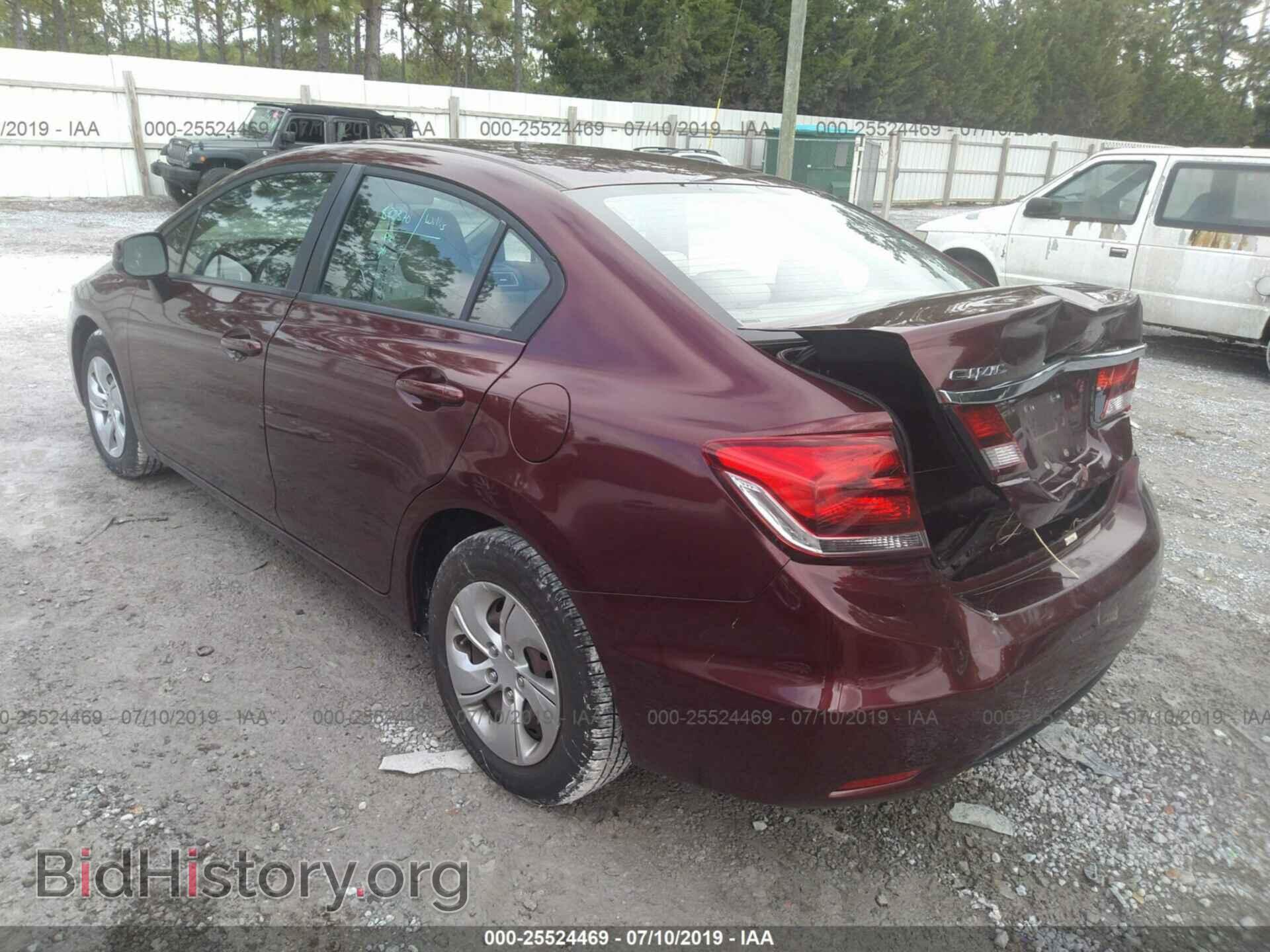 2013 HONDA CIVIC - VIN: 19XFB2F52DE004969 - Фото 3