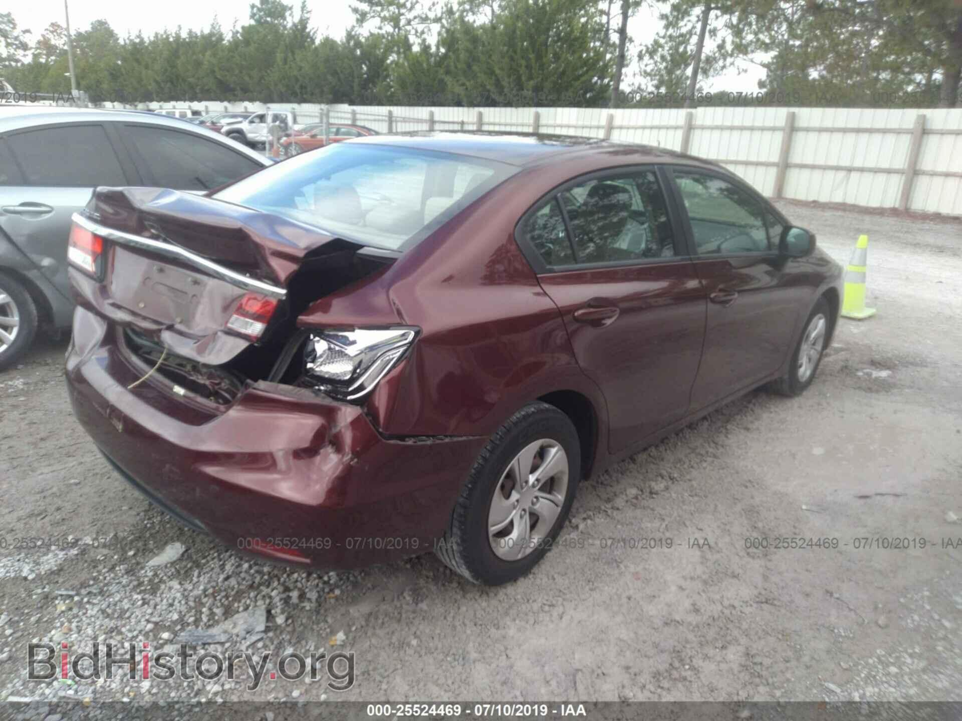 2013 HONDA CIVIC - VIN: 19XFB2F52DE004969 - Фото 4