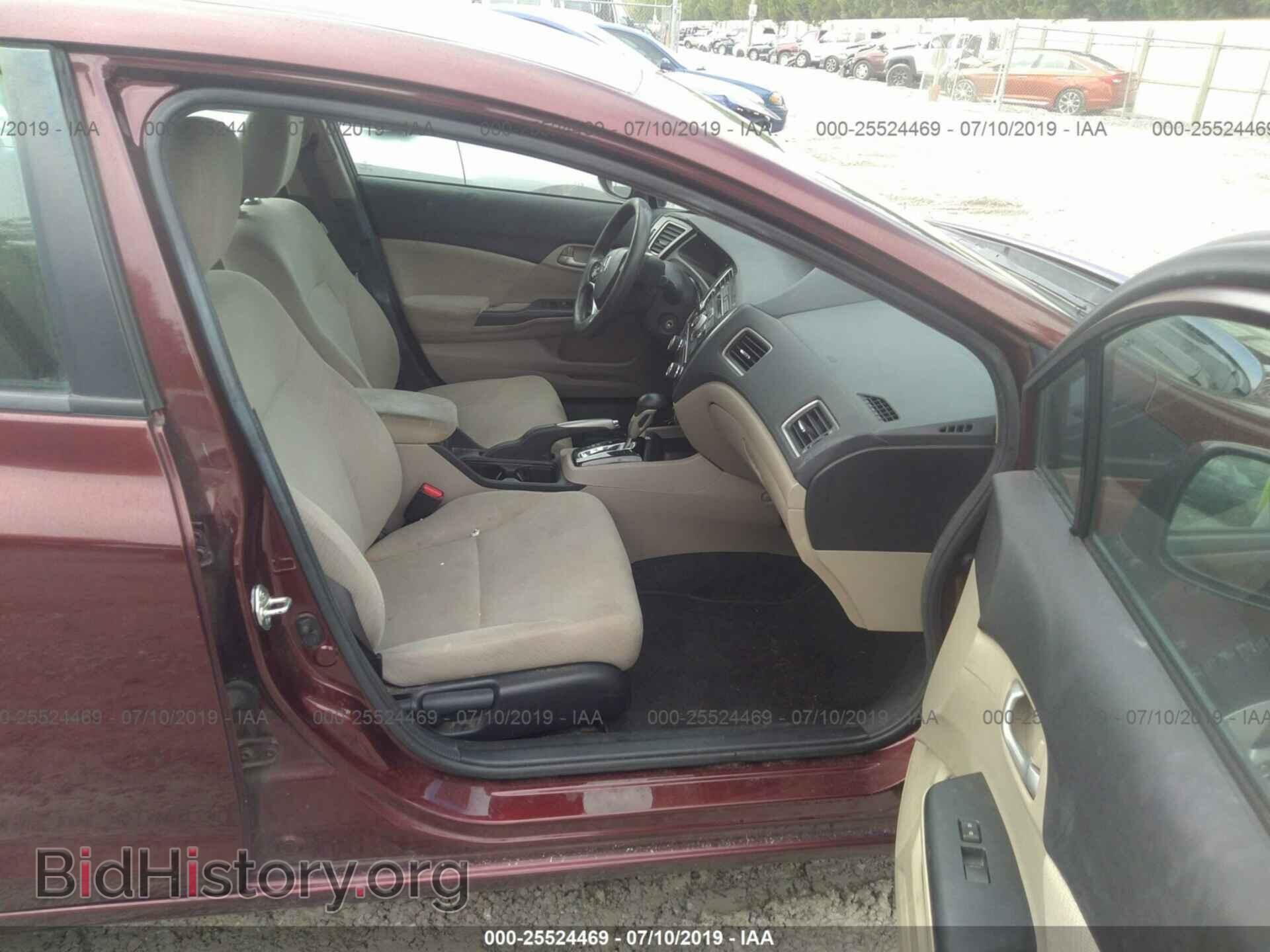 2013 HONDA CIVIC - VIN: 19XFB2F52DE004969 - Фото 5