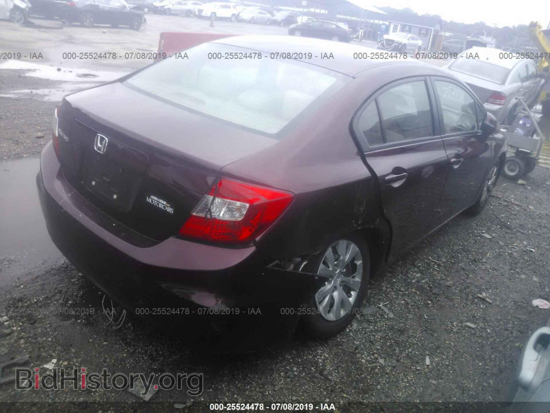 2012 HONDA CIVIC - VIN: 19XFB2F52CE089102 - Фото 4