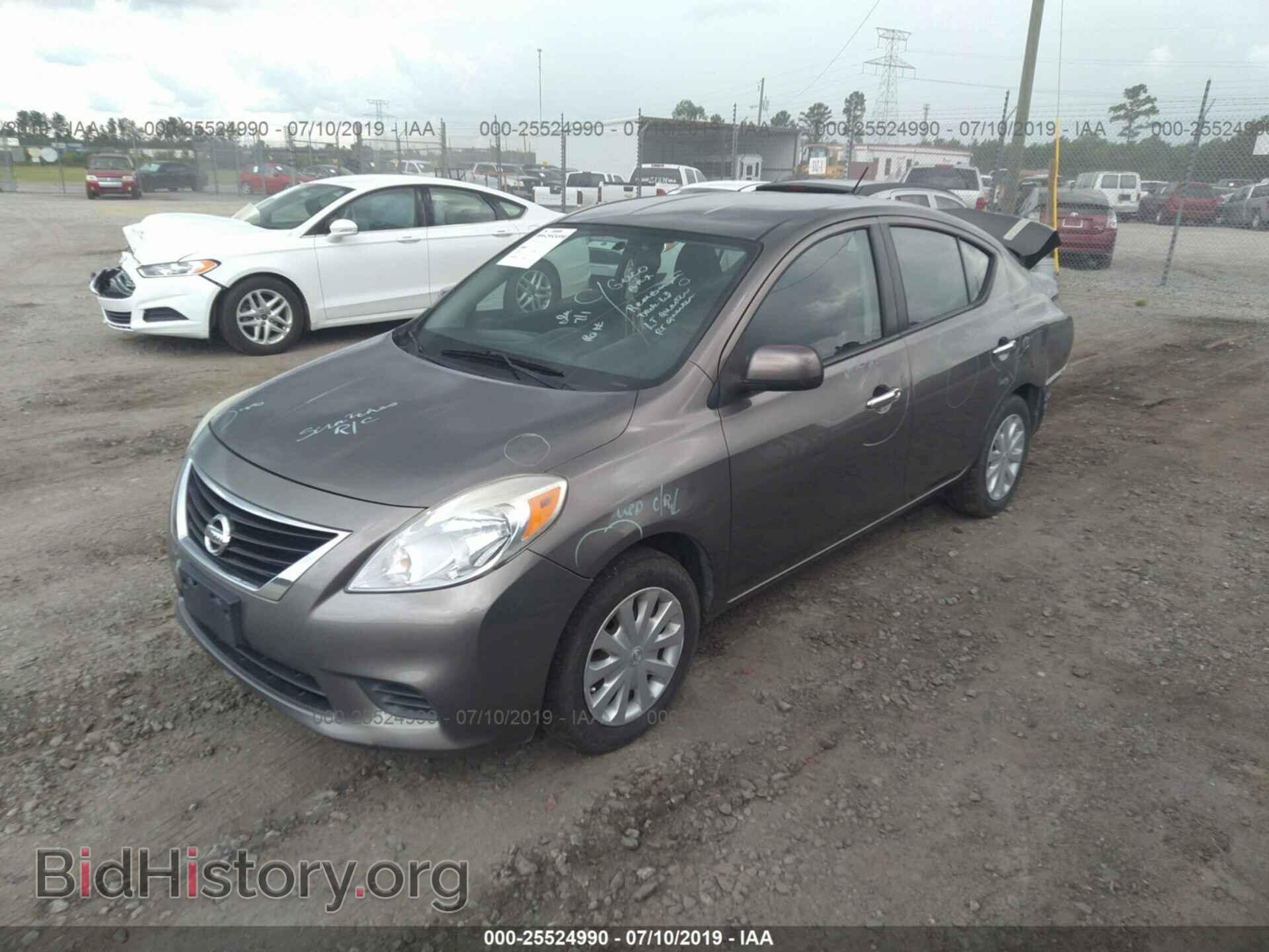 2012 NISSAN VERSA - VIN: 3N1CN7AP6CL856531 - Фото 2
