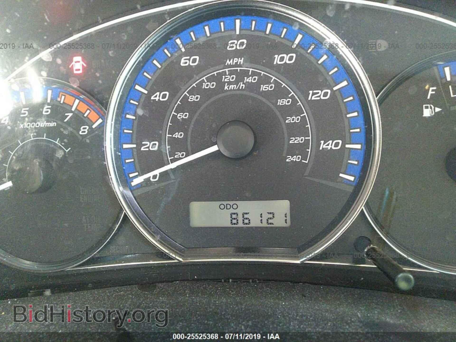 2011 SUBARU FORESTER - VIN: JF2SHADC3BH770985 - Фото 7