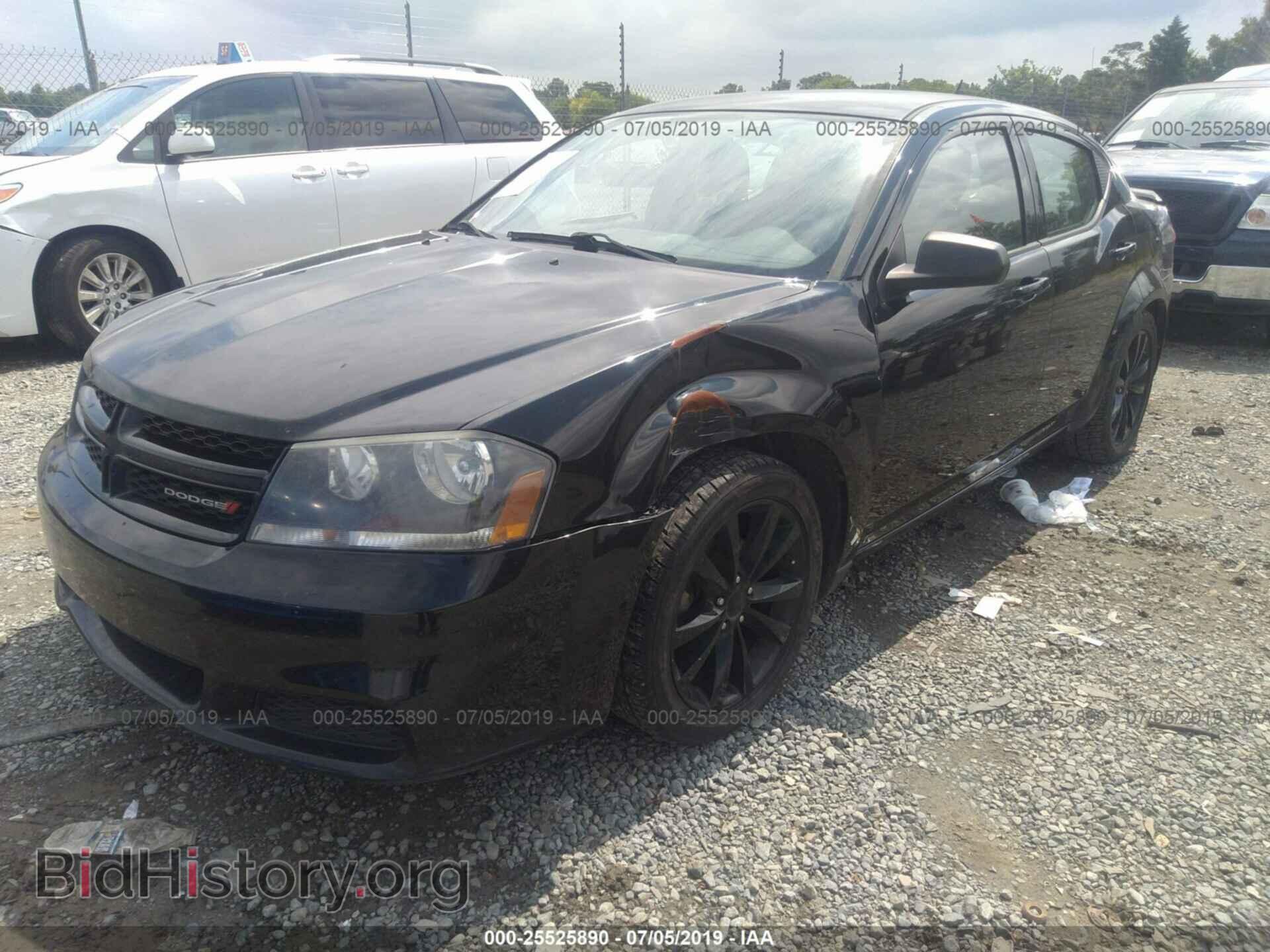 2014 DODGE AVENGER - VIN: 1C3CDZAG2EN108443 - Фото 2