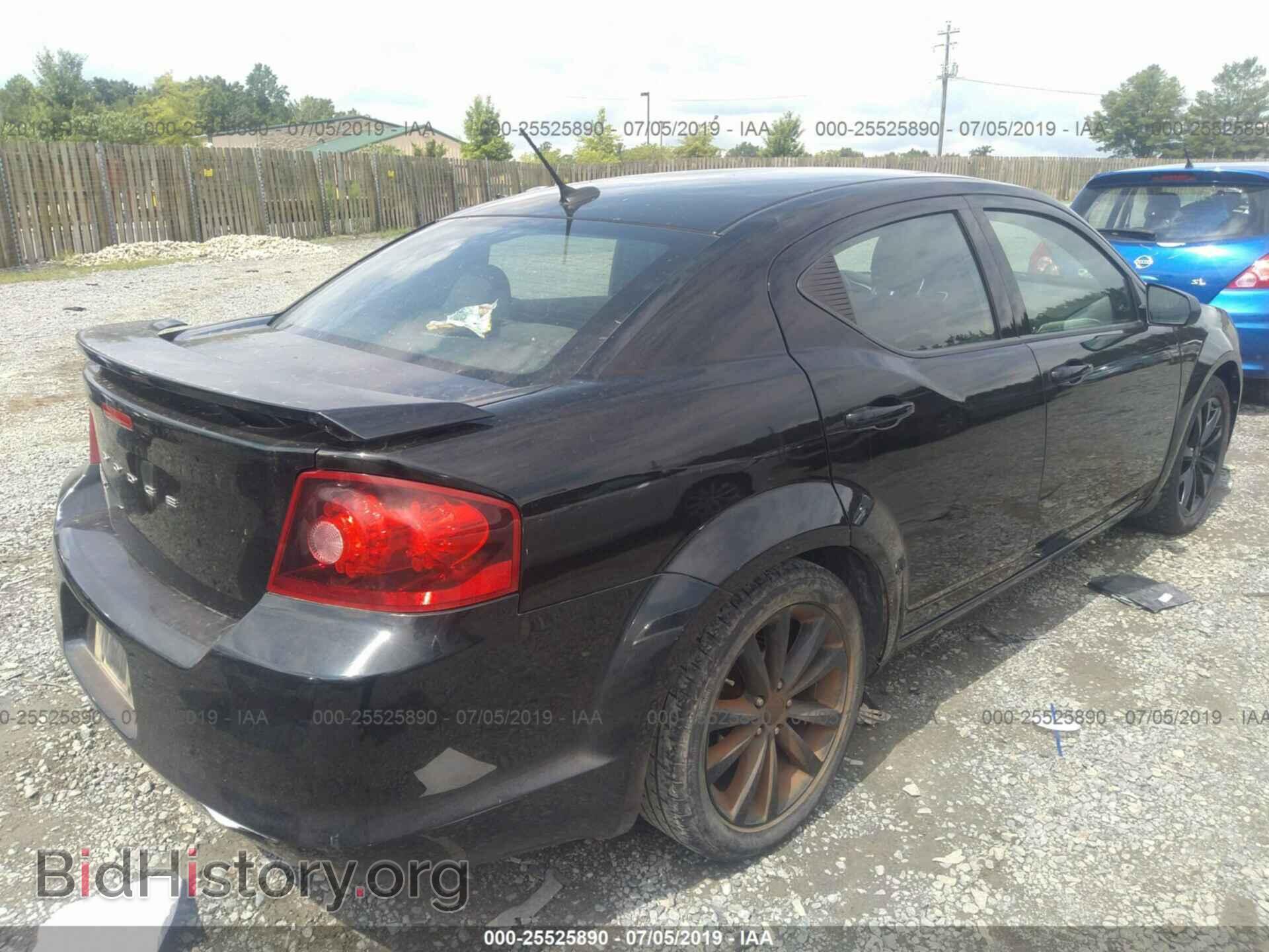 2014 DODGE AVENGER - VIN: 1C3CDZAG2EN108443 - Фото 4