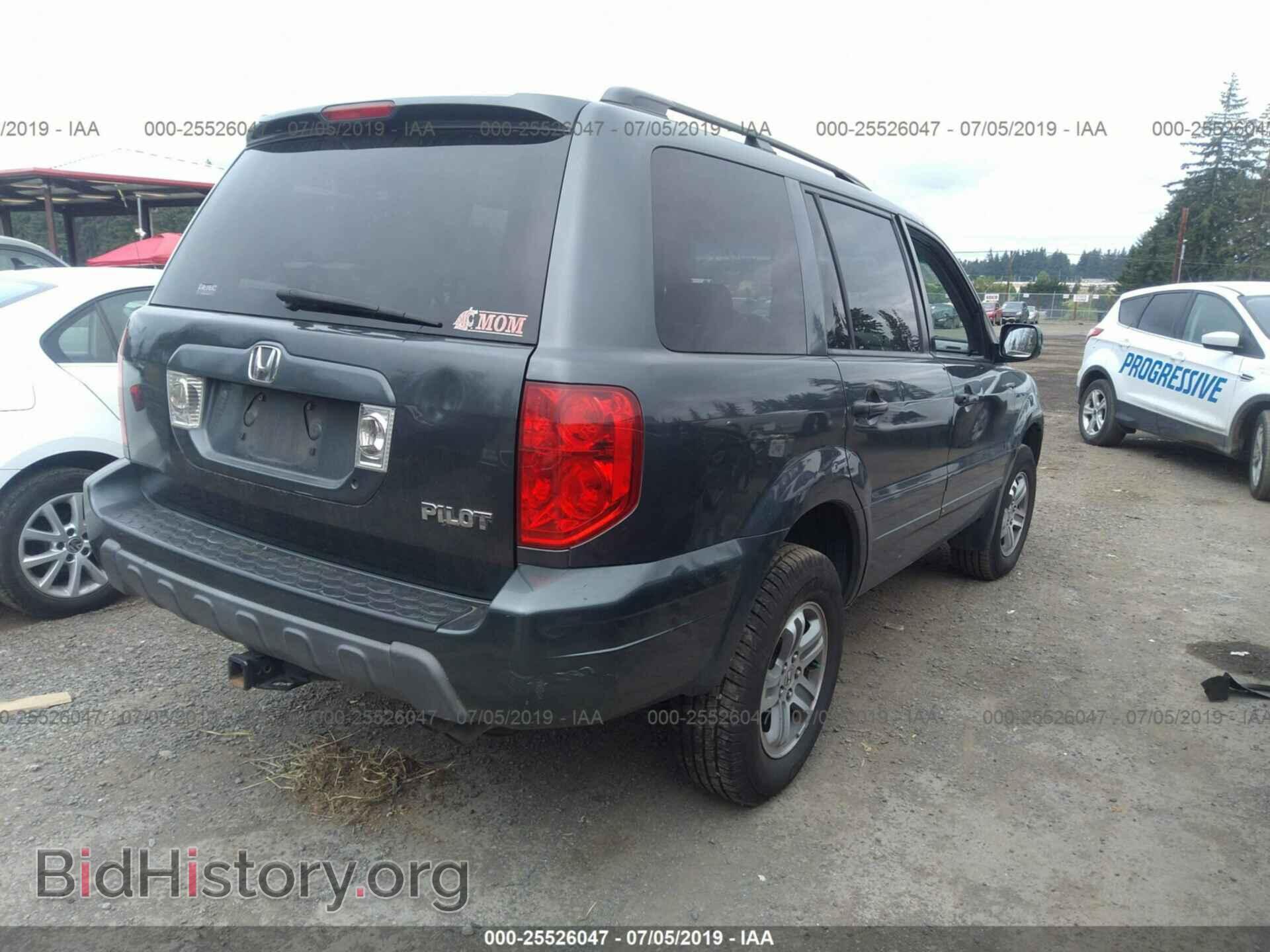 2005 HONDA PILOT - VIN: 2HKYF18685H509733 - Фото 4