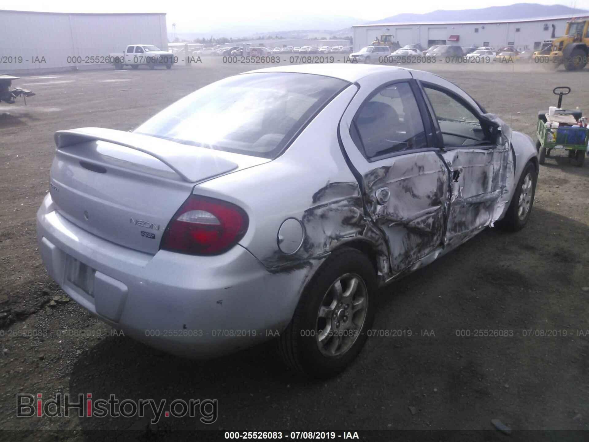 2004 DODGE NEON - VIN: 1B3ES56C04D601858 - Фото 4
