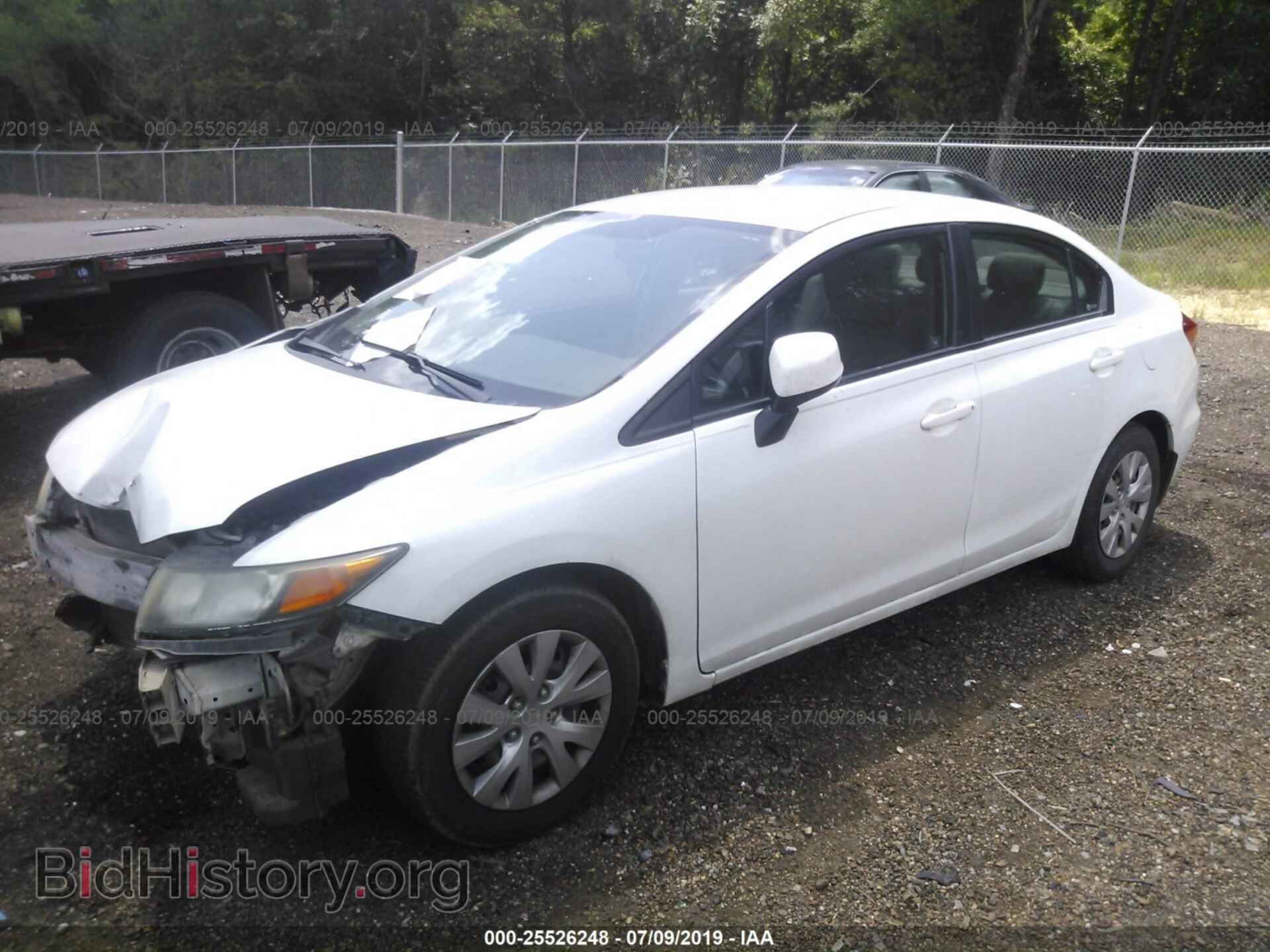 2012 HONDA CIVIC - VIN: 2HGFB2F5XCH309088 - Фото 2