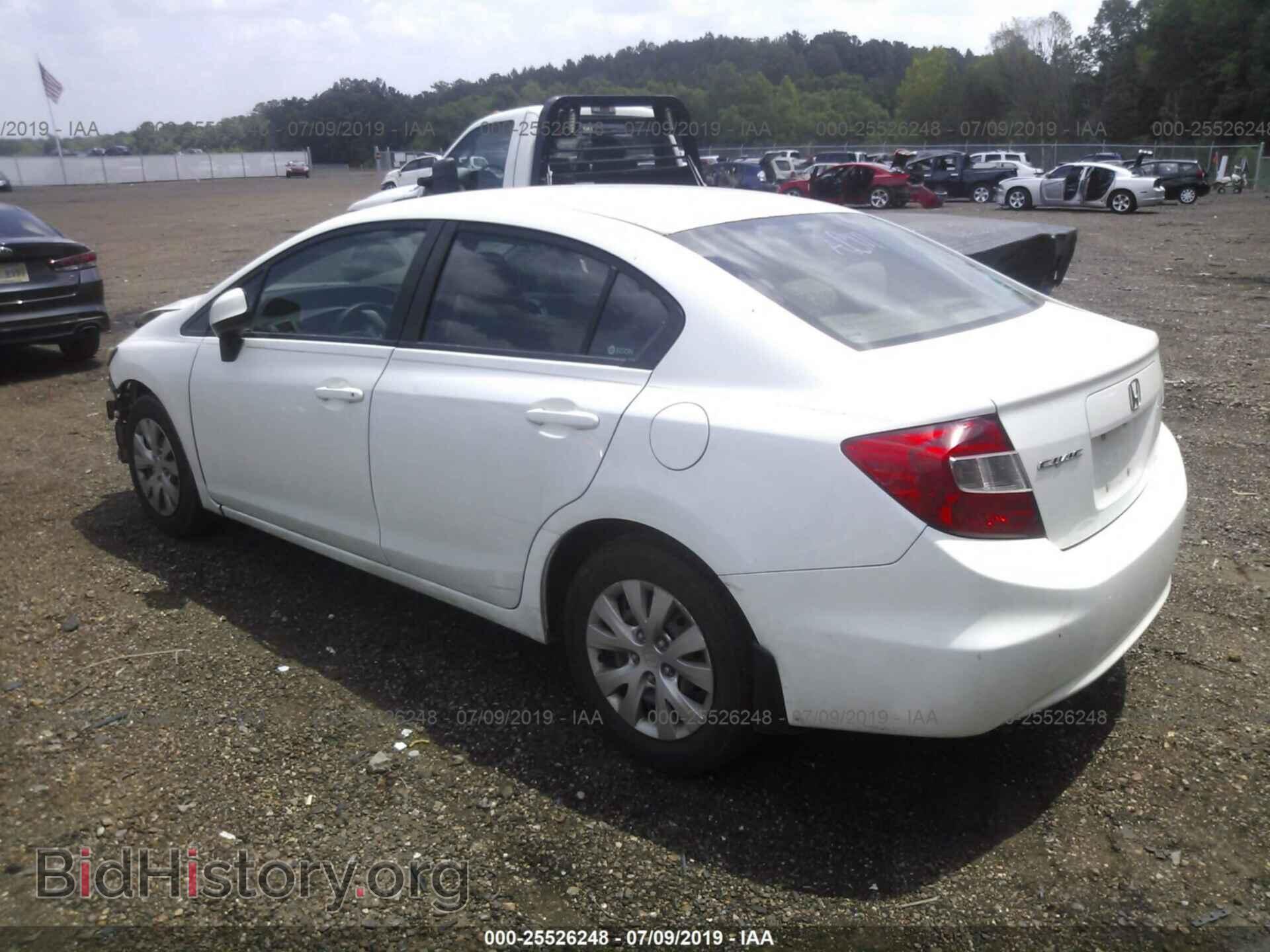2012 HONDA CIVIC - VIN: 2HGFB2F5XCH309088 - Фото 3