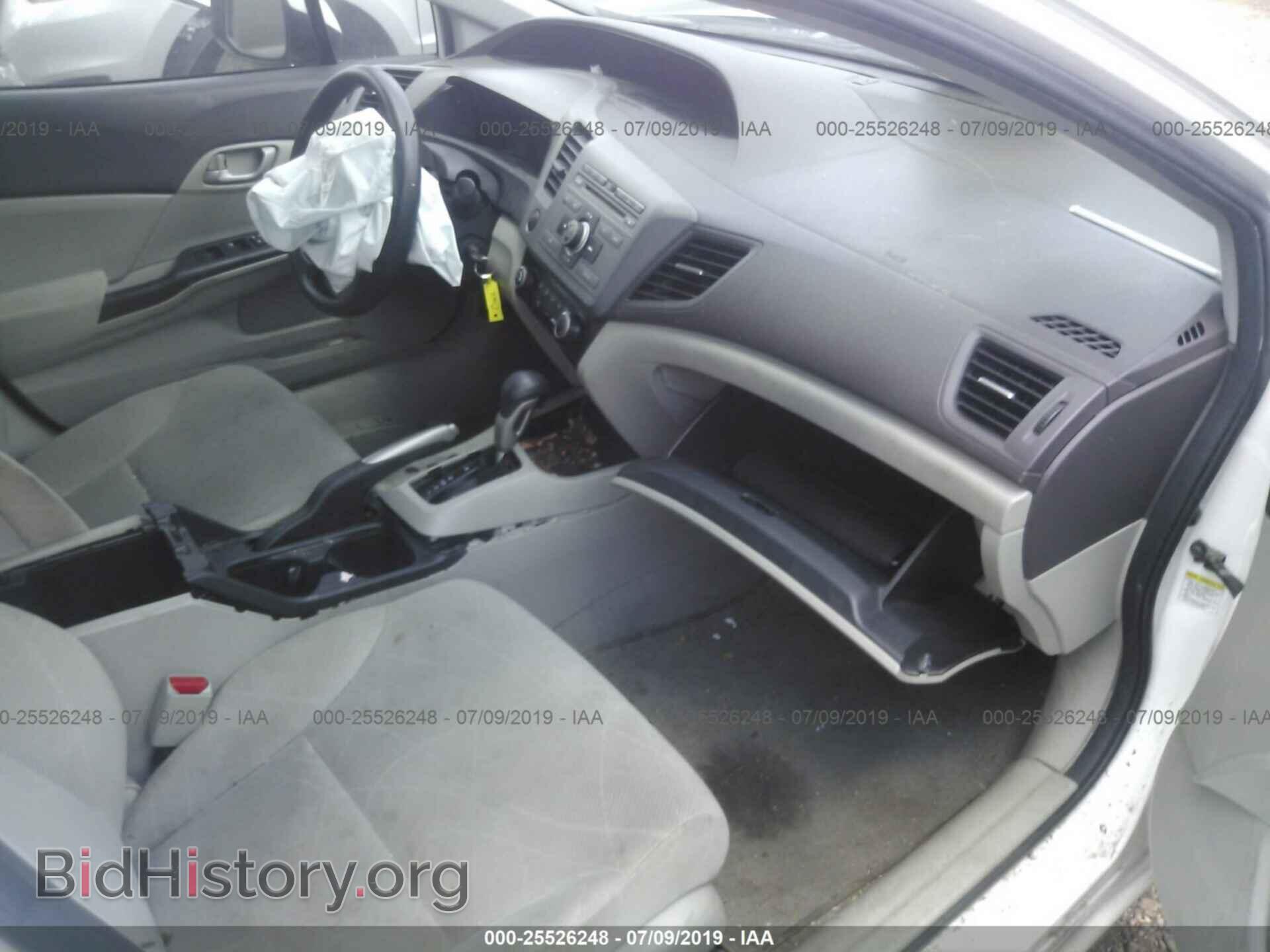 2012 HONDA CIVIC - VIN: 2HGFB2F5XCH309088 - Фото 5