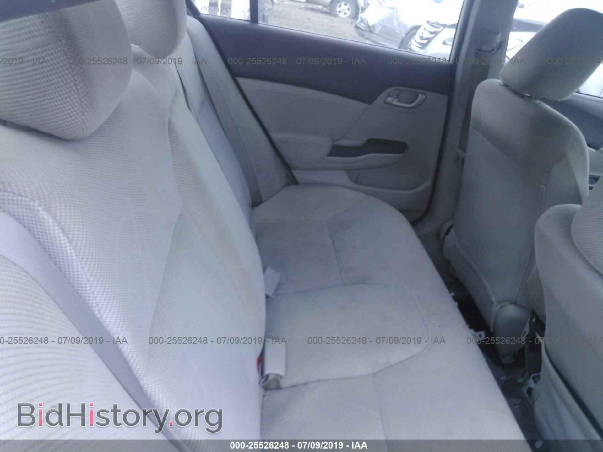 2012 HONDA CIVIC - VIN: 2HGFB2F5XCH309088 - Фото 8