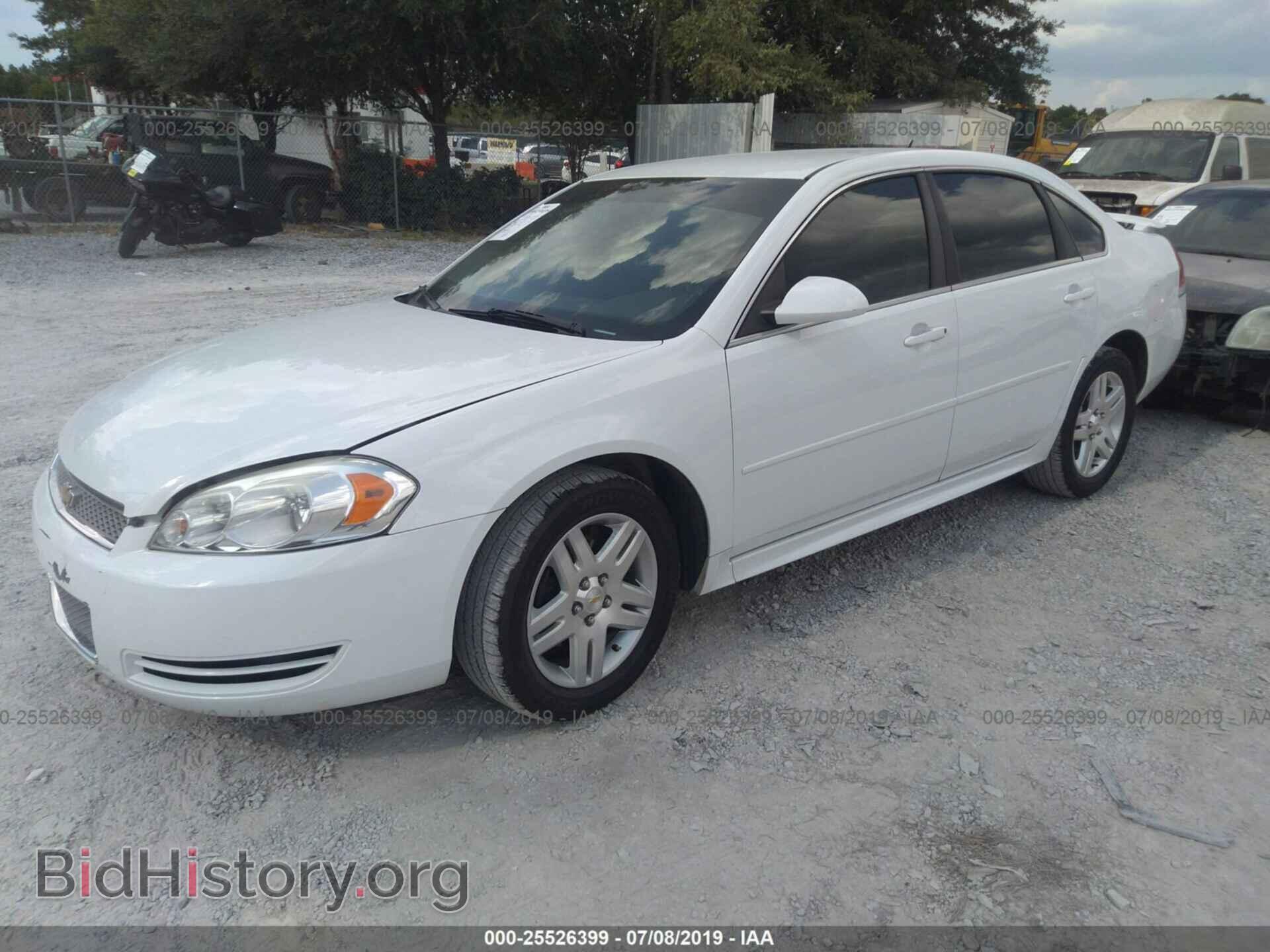 2012 CHEVROLET IMPALA - VIN: 2G1WG5E35C1107536 - Фото 2