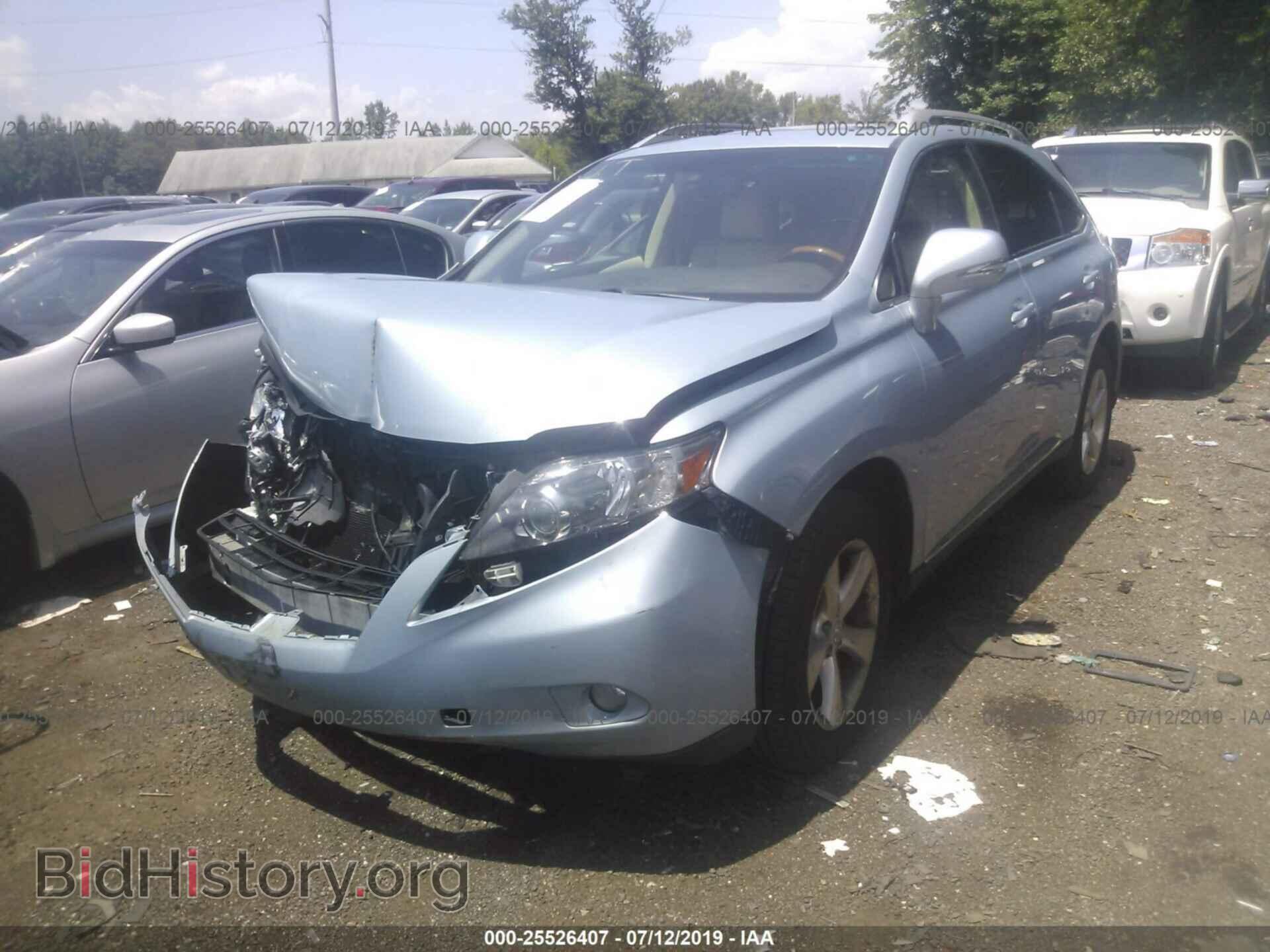2011 LEXUS RX - VIN: 2T2BK1BAXBC095668 - Фото 2
