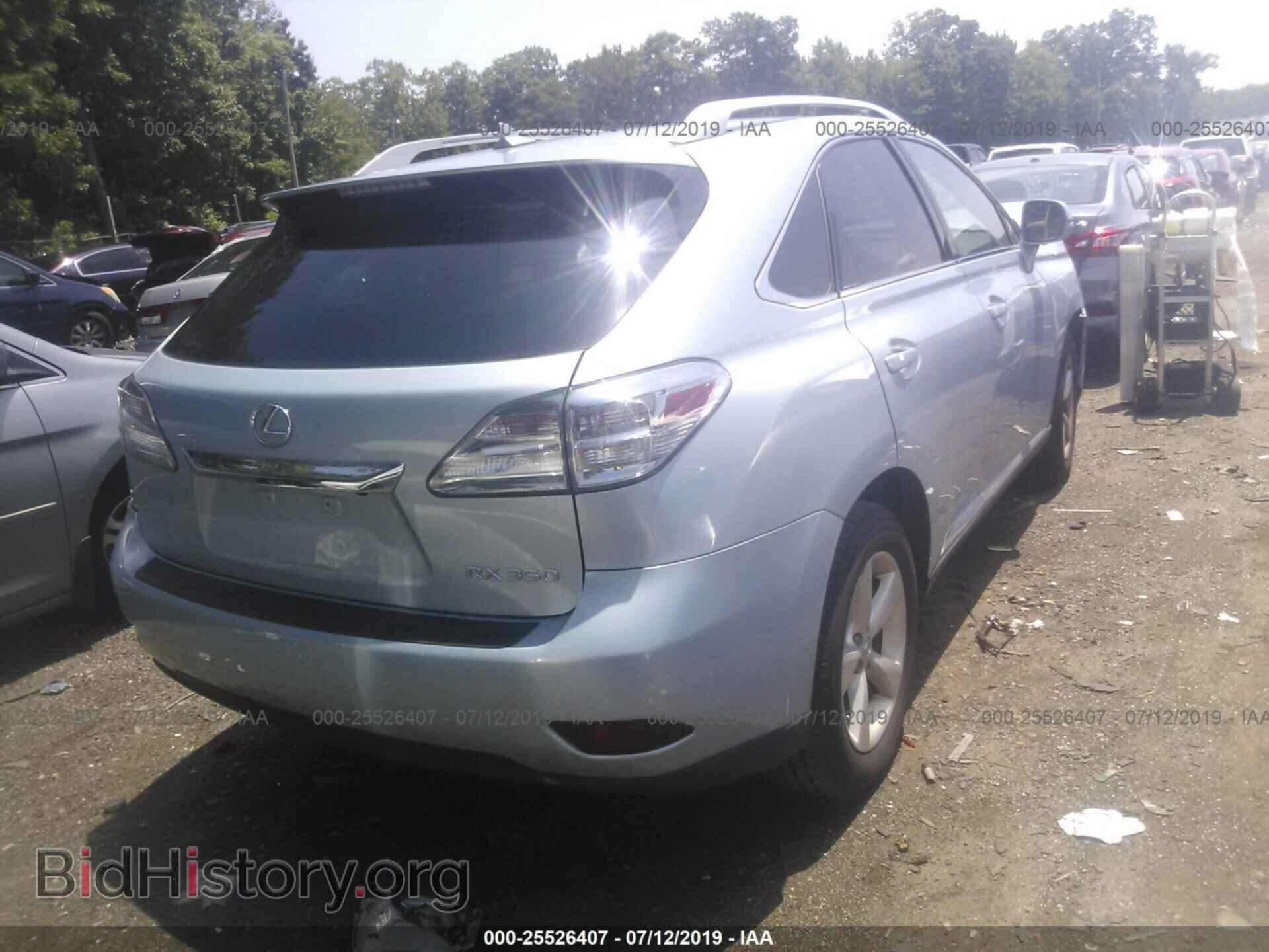 2011 LEXUS RX - VIN: 2T2BK1BAXBC095668 - Фото 4