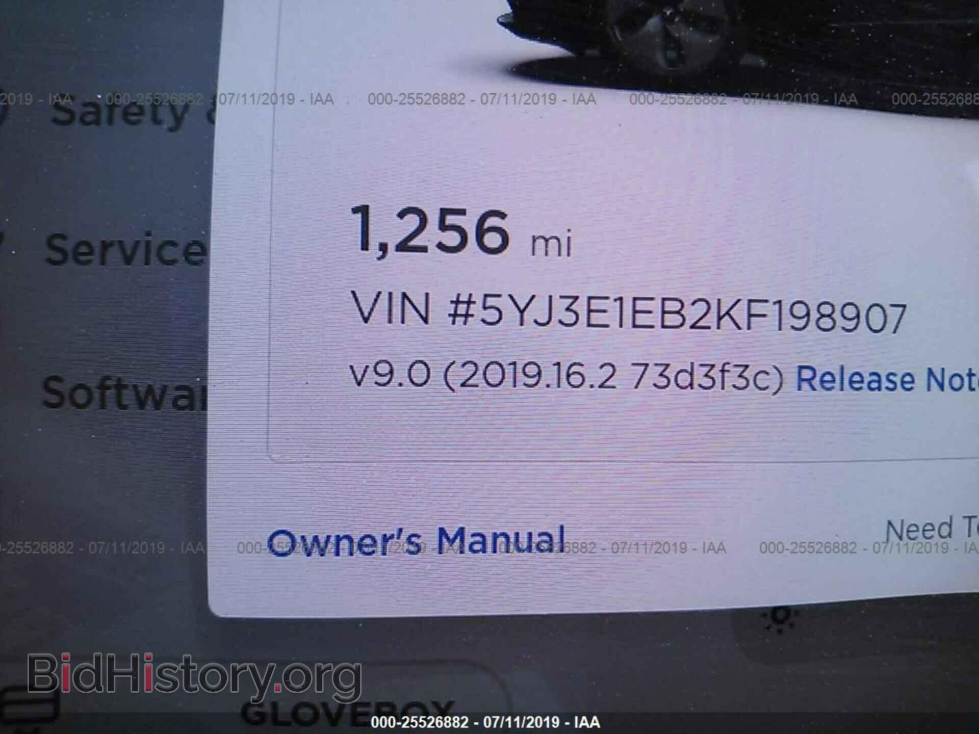 2019 TESLA MODEL 3 - VIN: 5YJ3E1EB2KF198907 - Photo 7
