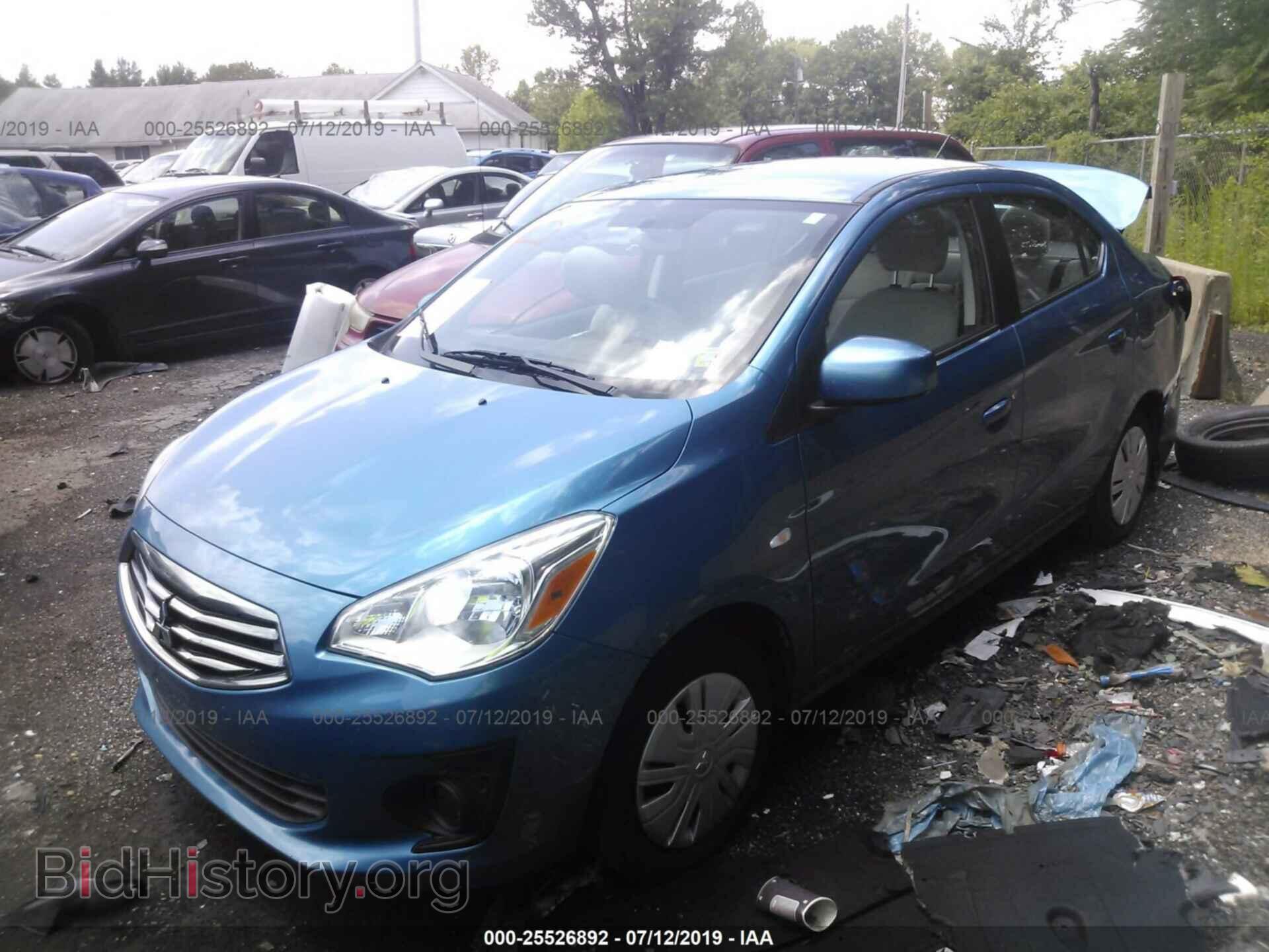 2019 MITSUBISHI MIRAGE - VIN: ML32F3FJ2KHF03905 - Фото 2