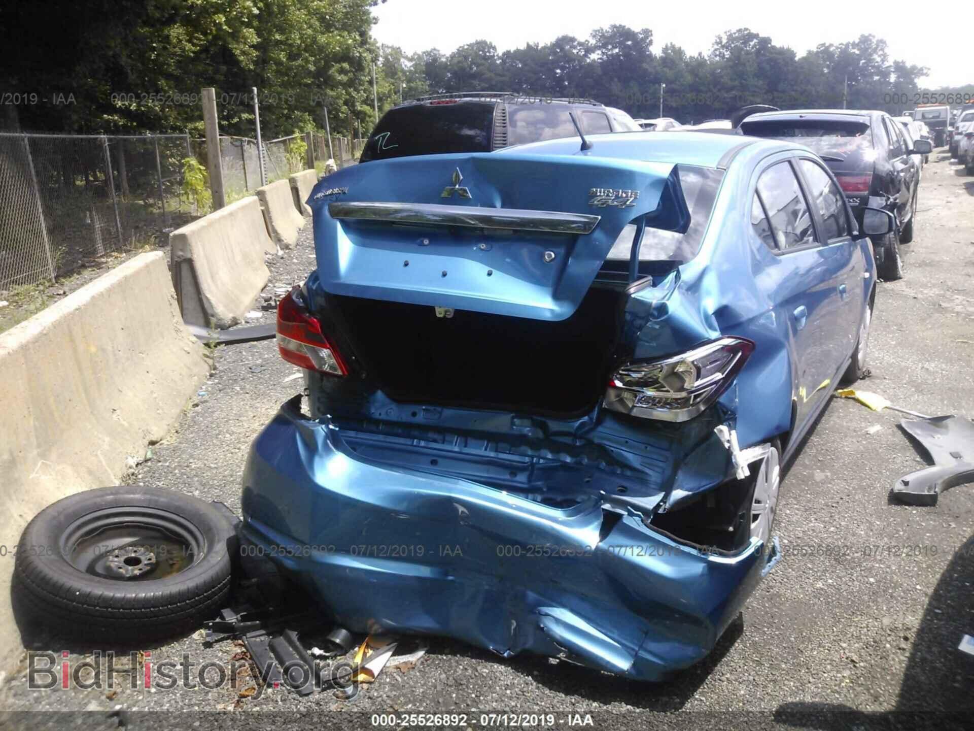 2019 MITSUBISHI MIRAGE - VIN: ML32F3FJ2KHF03905 - Фото 4