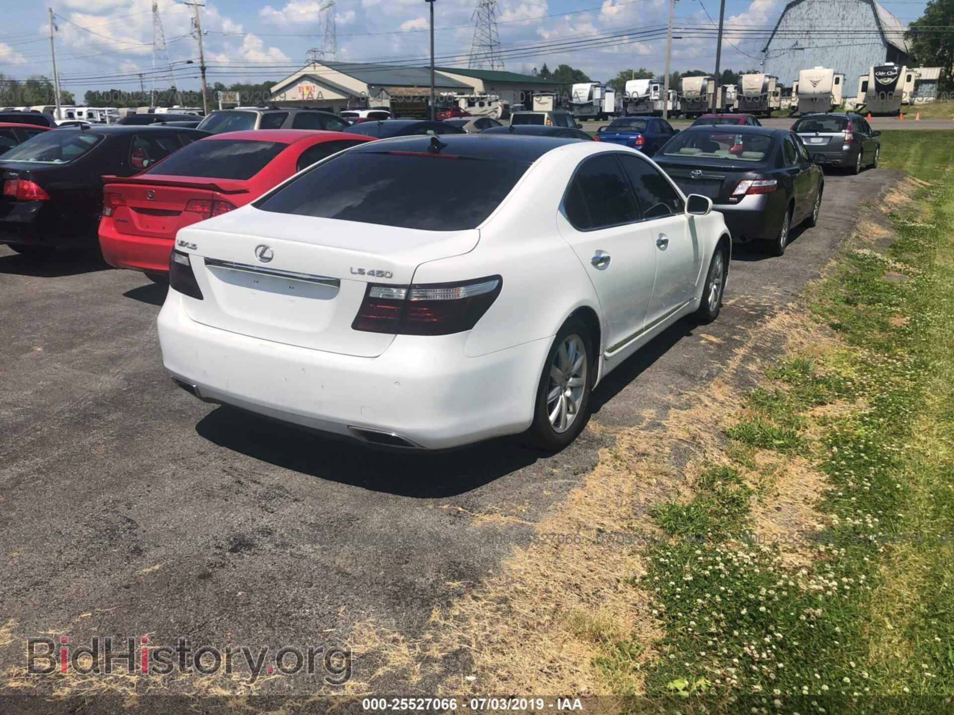 2007 LEXUS LS - VIN: JTHBL46F175045074 - Фото 4