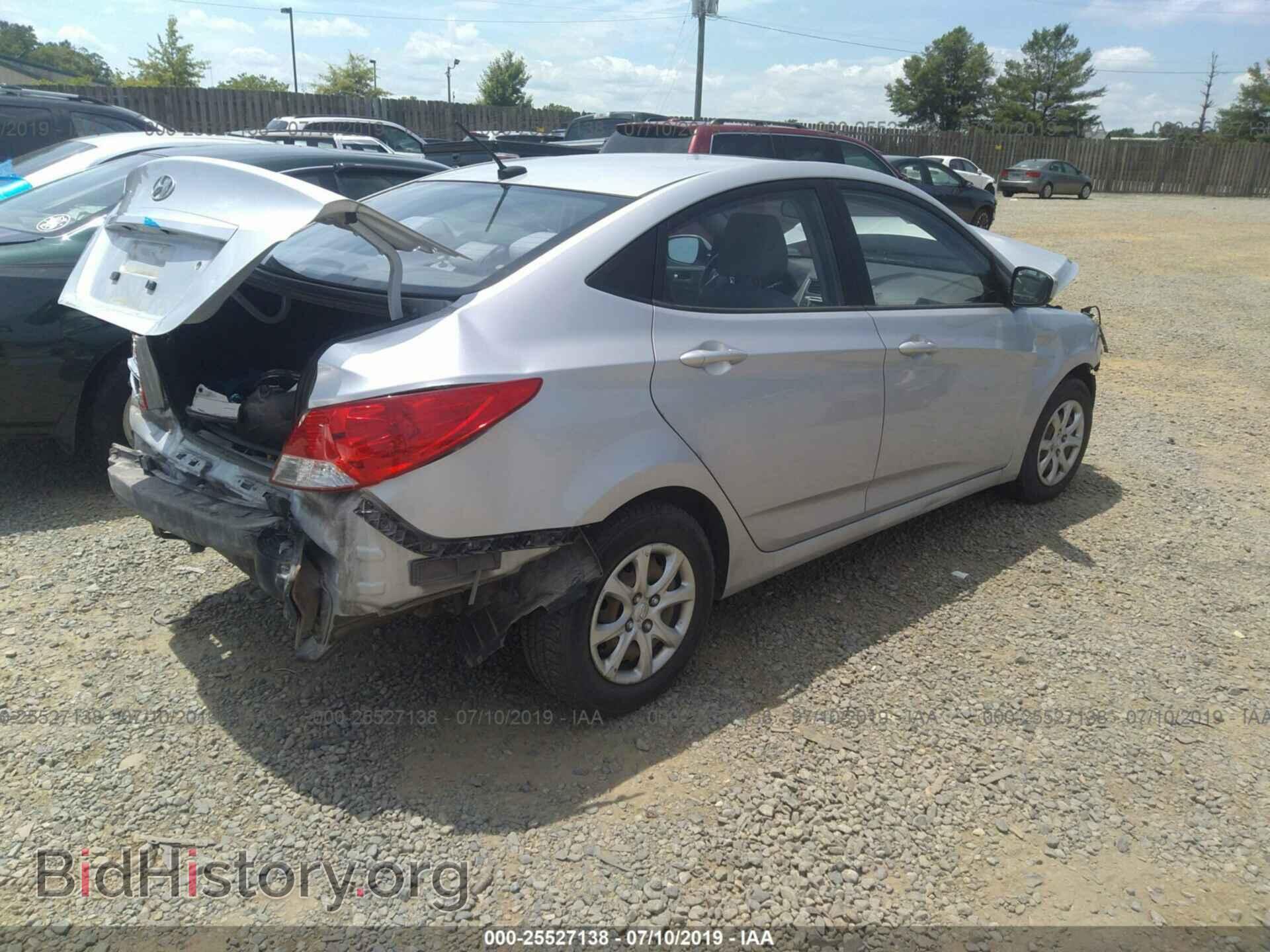 2012 HYUNDAI ACCENT - VIN: KMHCT4AE4CU261517 - Фото 4