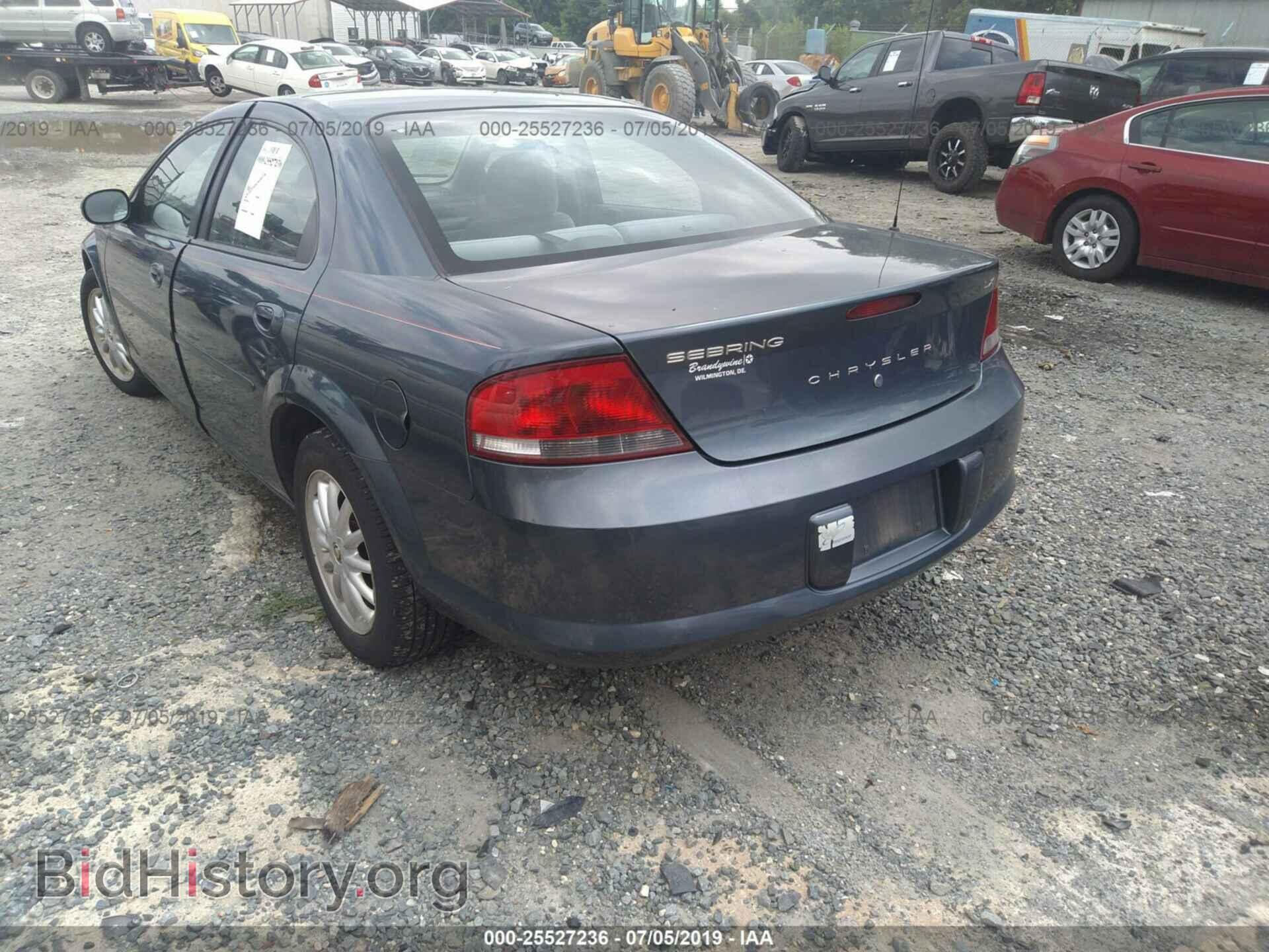 2002 CHRYSLER SEBRING - VIN: 1C3EL46R32N287905 - Фото 3