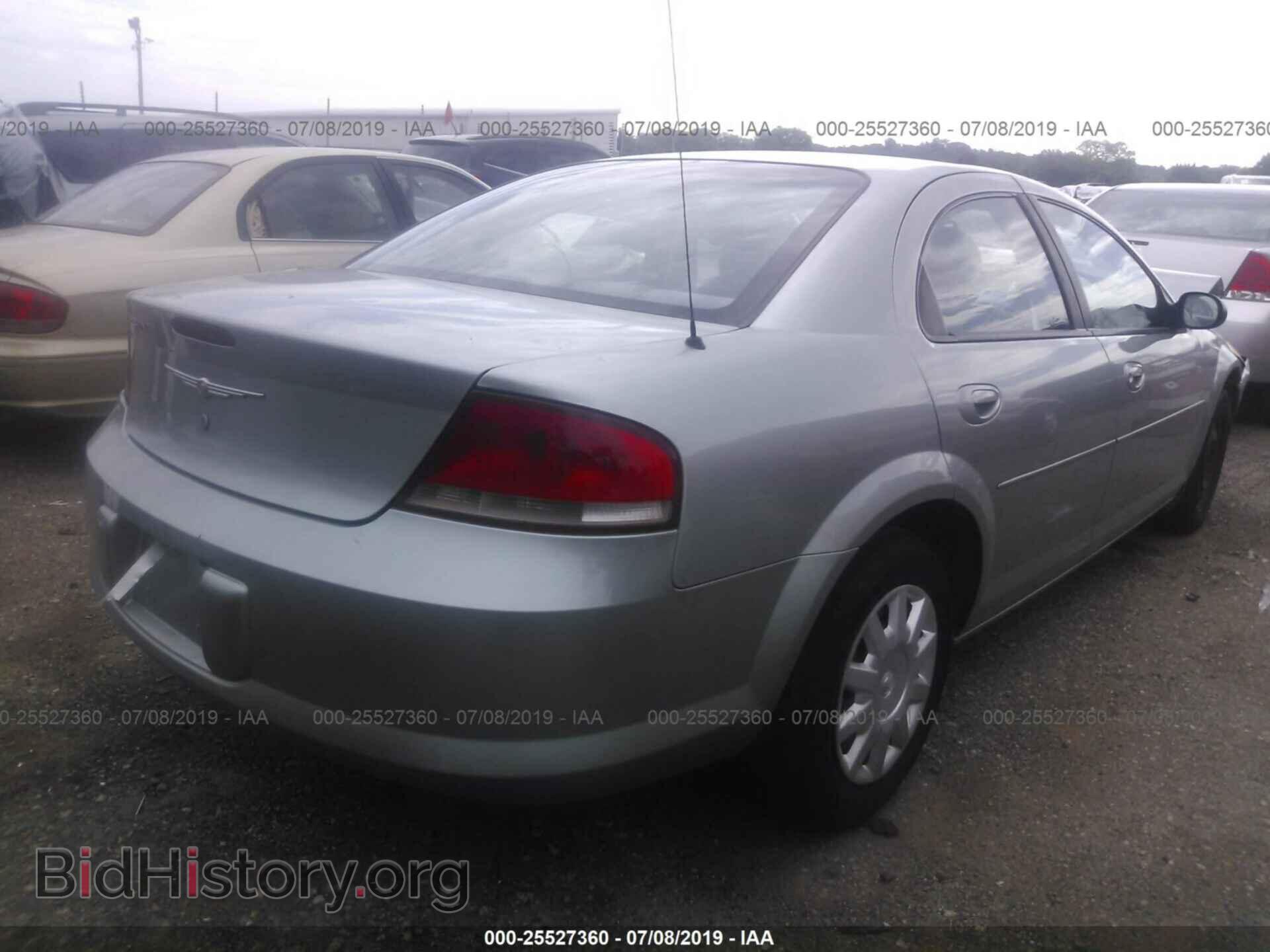 2004 CHRYSLER SEBRING - VIN: 1C3EL46X64N393749 - Фото 4