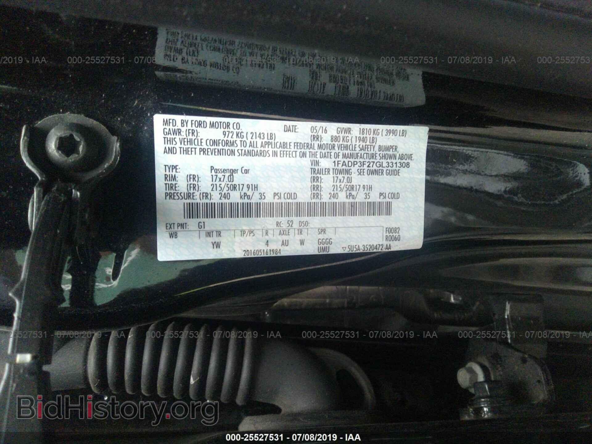 2016 FORD FOCUS - VIN: 1FADP3F27GL331308 - Photo 9
