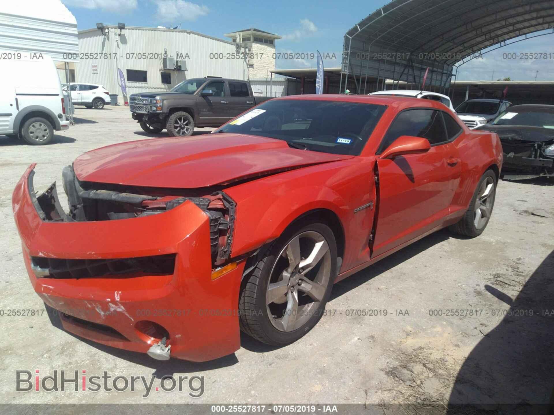 2012 CHEVROLET CAMARO - VIN: 2G1FC1E37C9207580 - Фото 2
