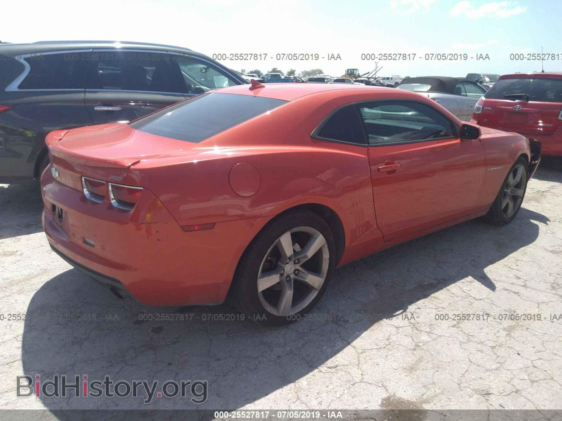 2012 CHEVROLET CAMARO - VIN: 2G1FC1E37C9207580 - Фото 4
