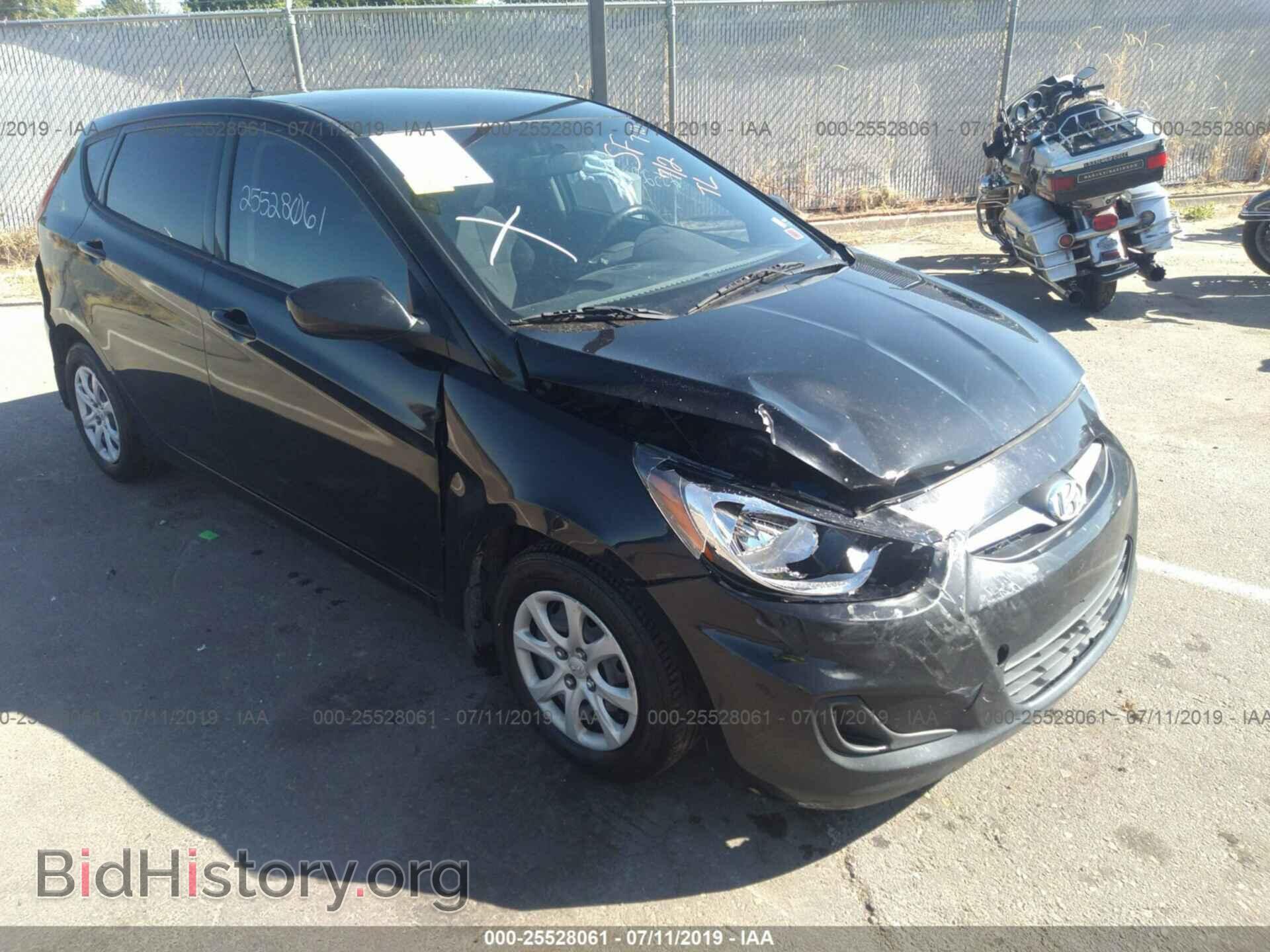 Фотография KMHCT5AE0DU112271 - HYUNDAI ACCENT 2013