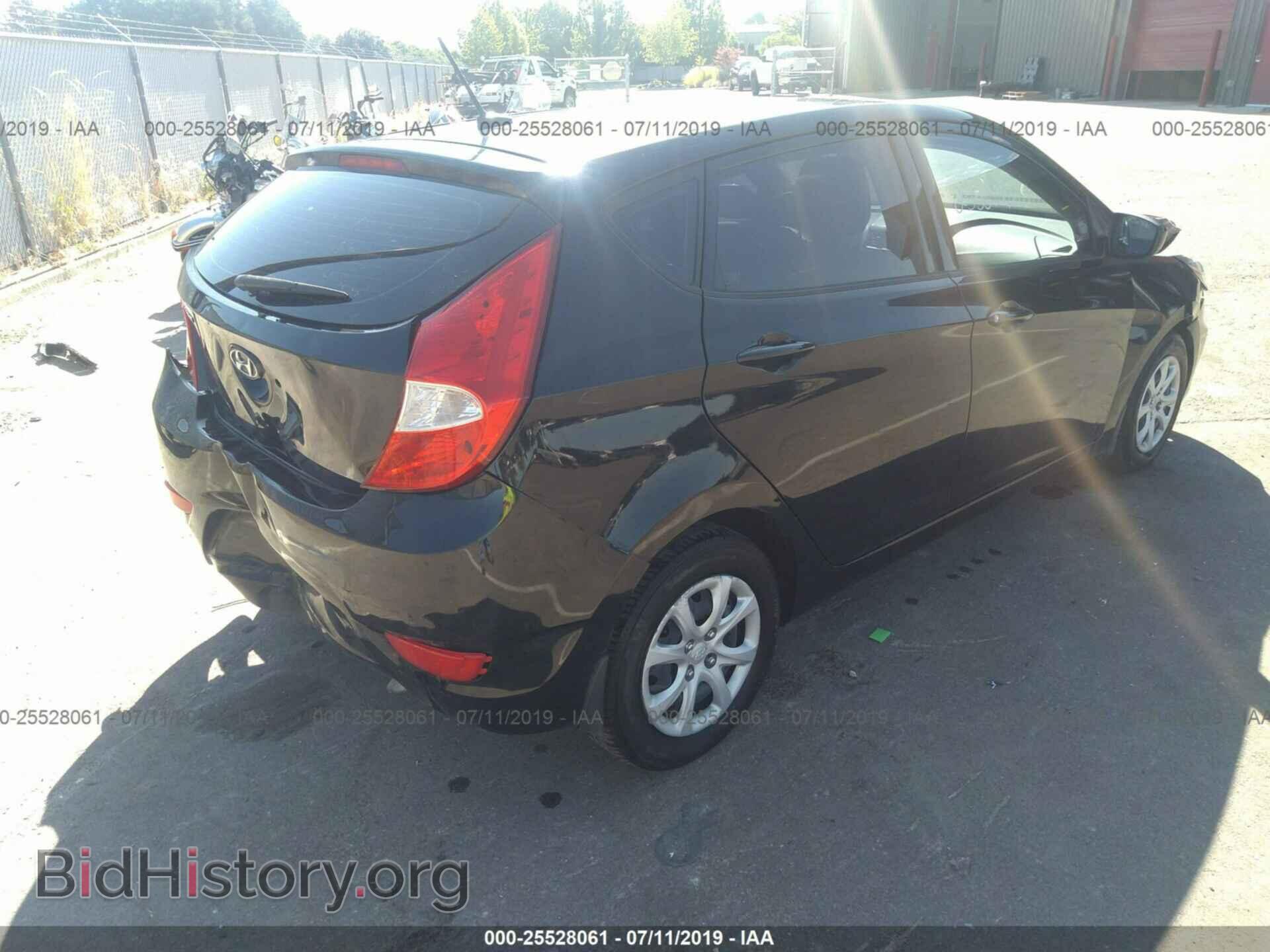 2013 HYUNDAI ACCENT - VIN: KMHCT5AE0DU112271 - Фото 4