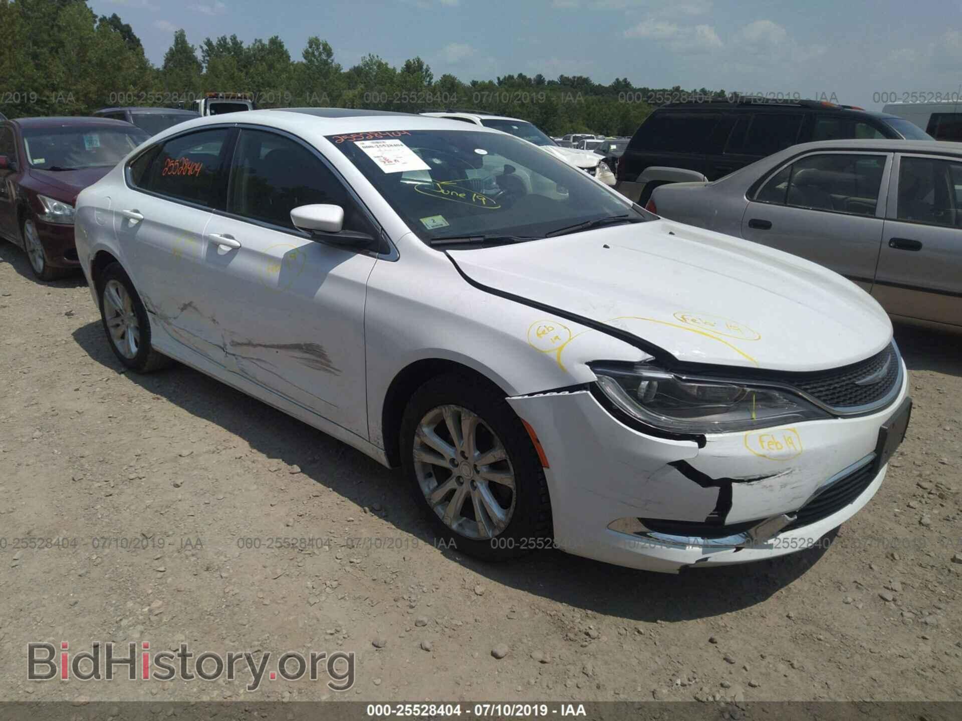 Фотография 1C3CCCAB7GN122815 - CHRYSLER 200 2016