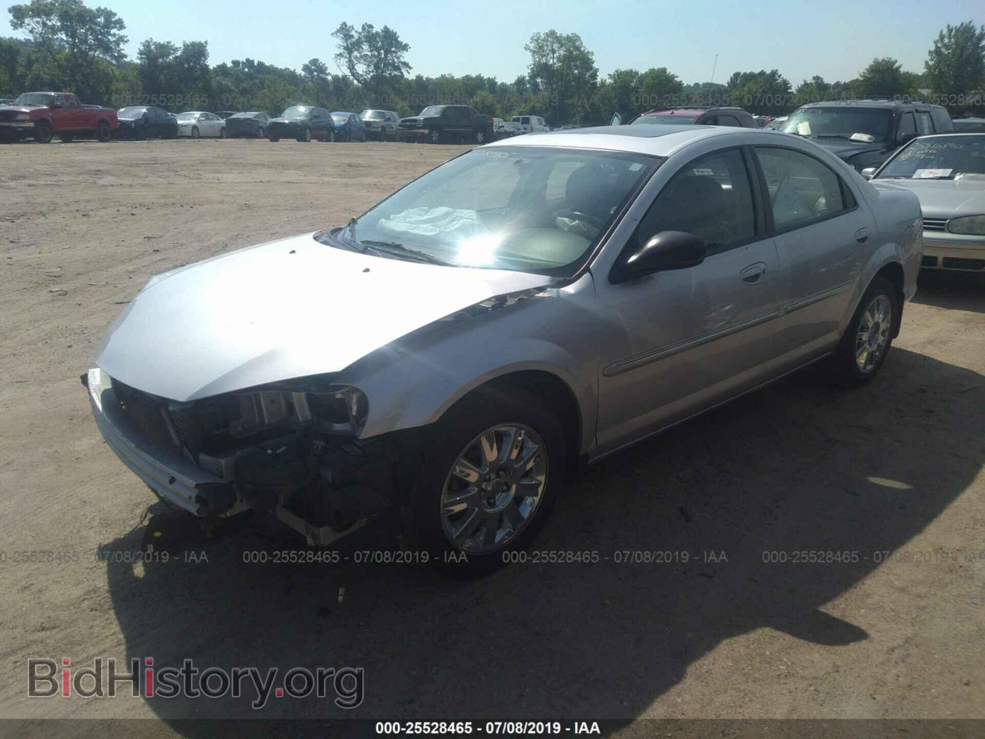 2006 CHRYSLER SEBRING - VIN: 1C3AL66R56N101281 - Фото 2