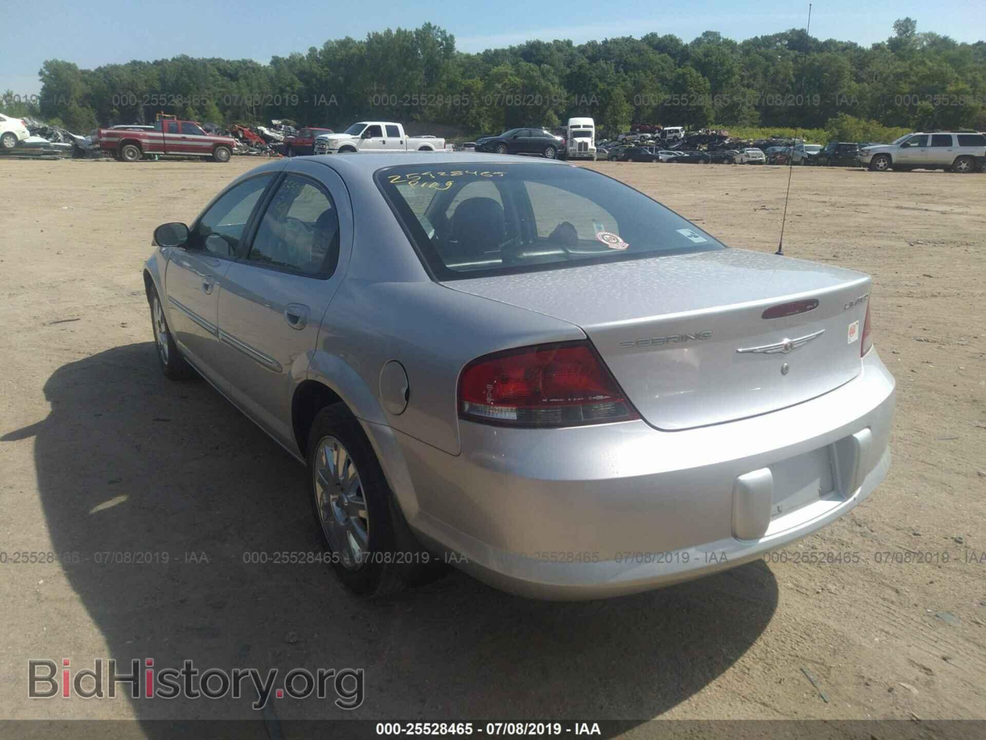 2006 CHRYSLER SEBRING - VIN: 1C3AL66R56N101281 - Фото 3