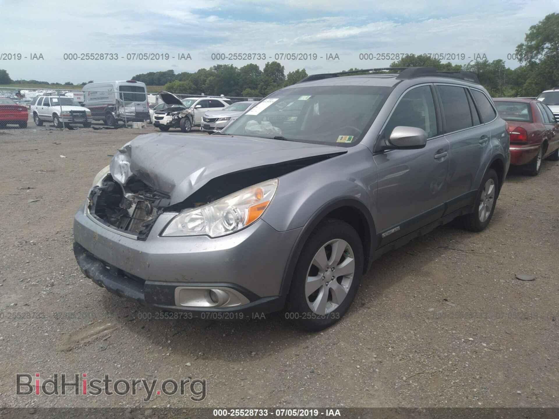 2011 SUBARU OUTBACK - VIN: 4S4BRBGC8B3422346 - Фото 2