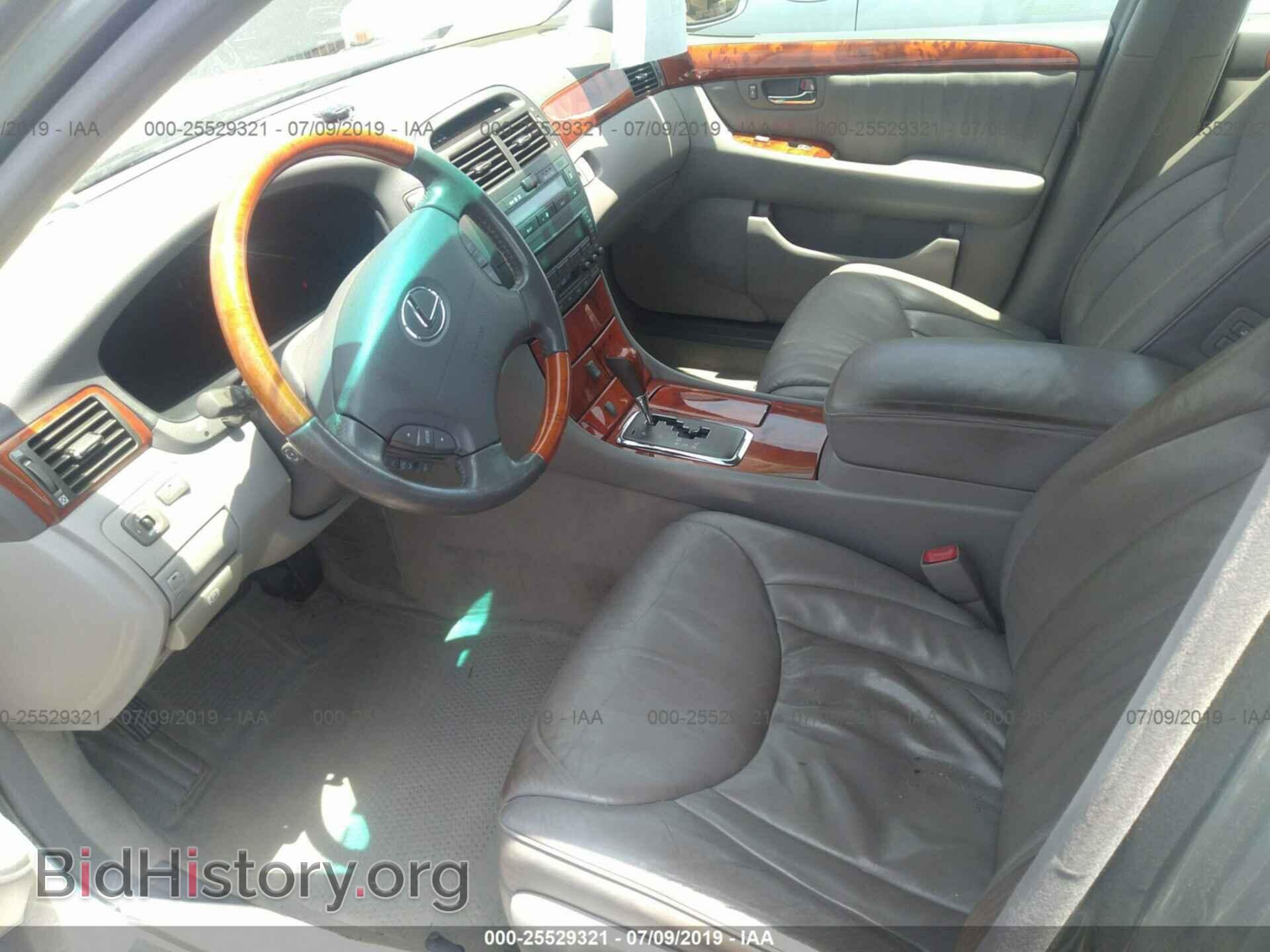 2002 LEXUS LS - VIN: JTHBN30F620077652 - Фото 5