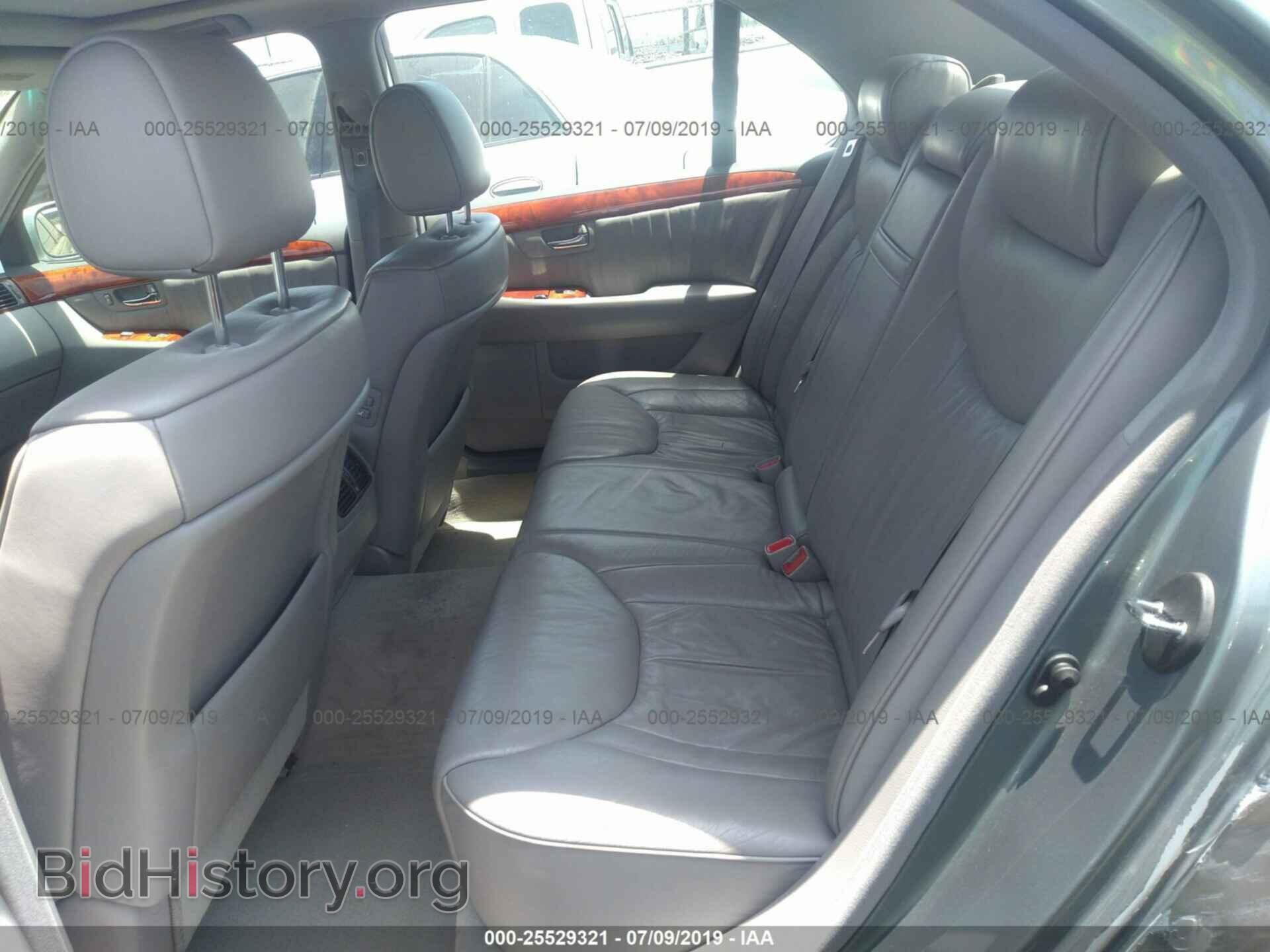2002 LEXUS LS - VIN: JTHBN30F620077652 - Фото 8