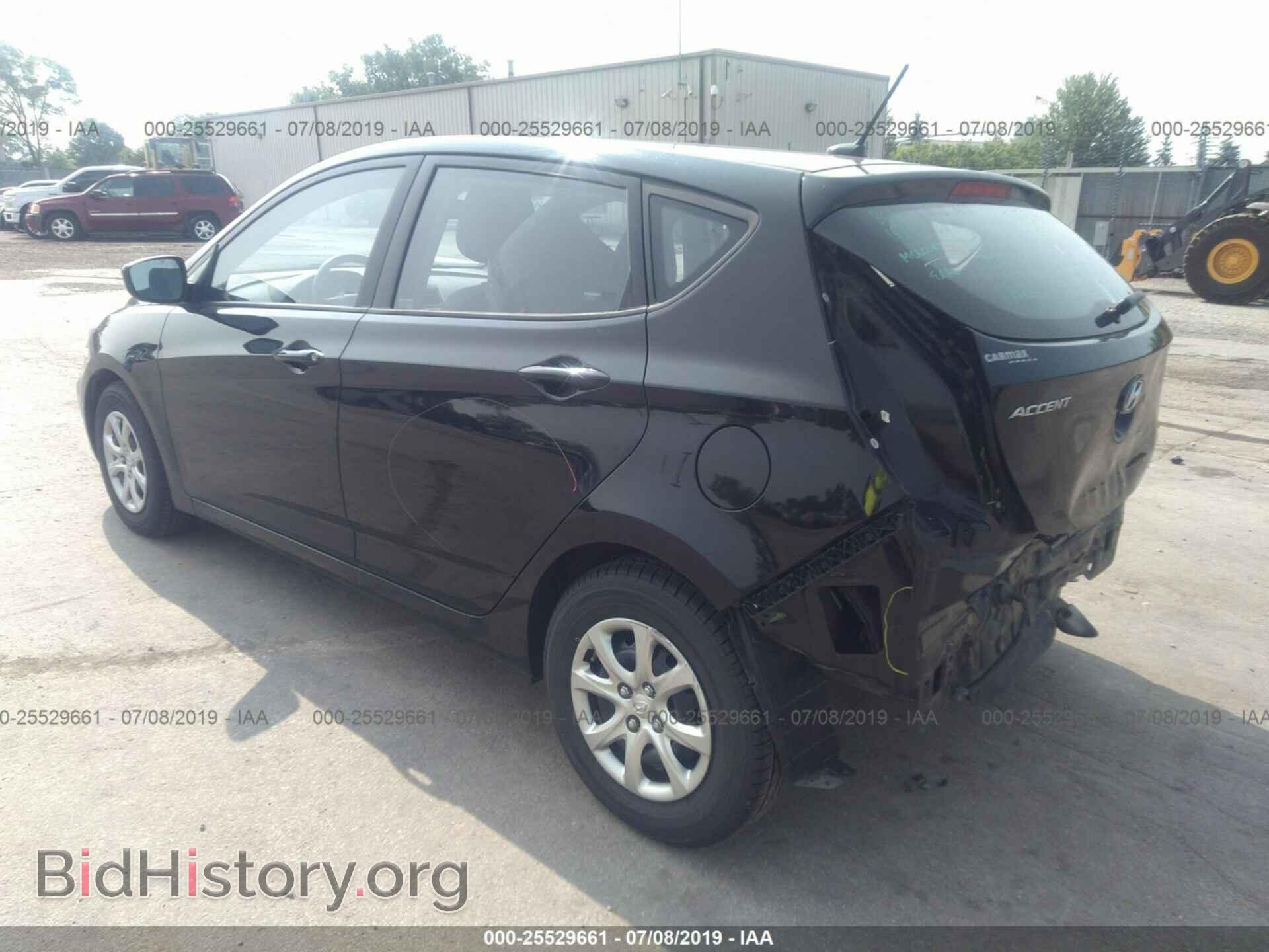 2013 HYUNDAI ACCENT - VIN: KMHCT5AE6DU129737 - Фото 3