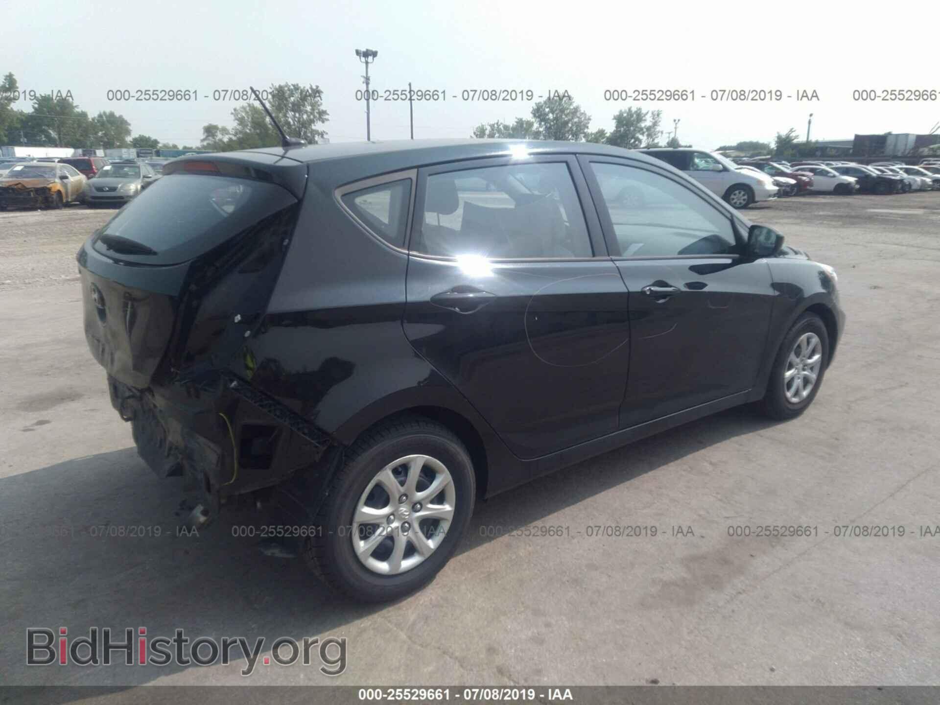 2013 HYUNDAI ACCENT - VIN: KMHCT5AE6DU129737 - Фото 4