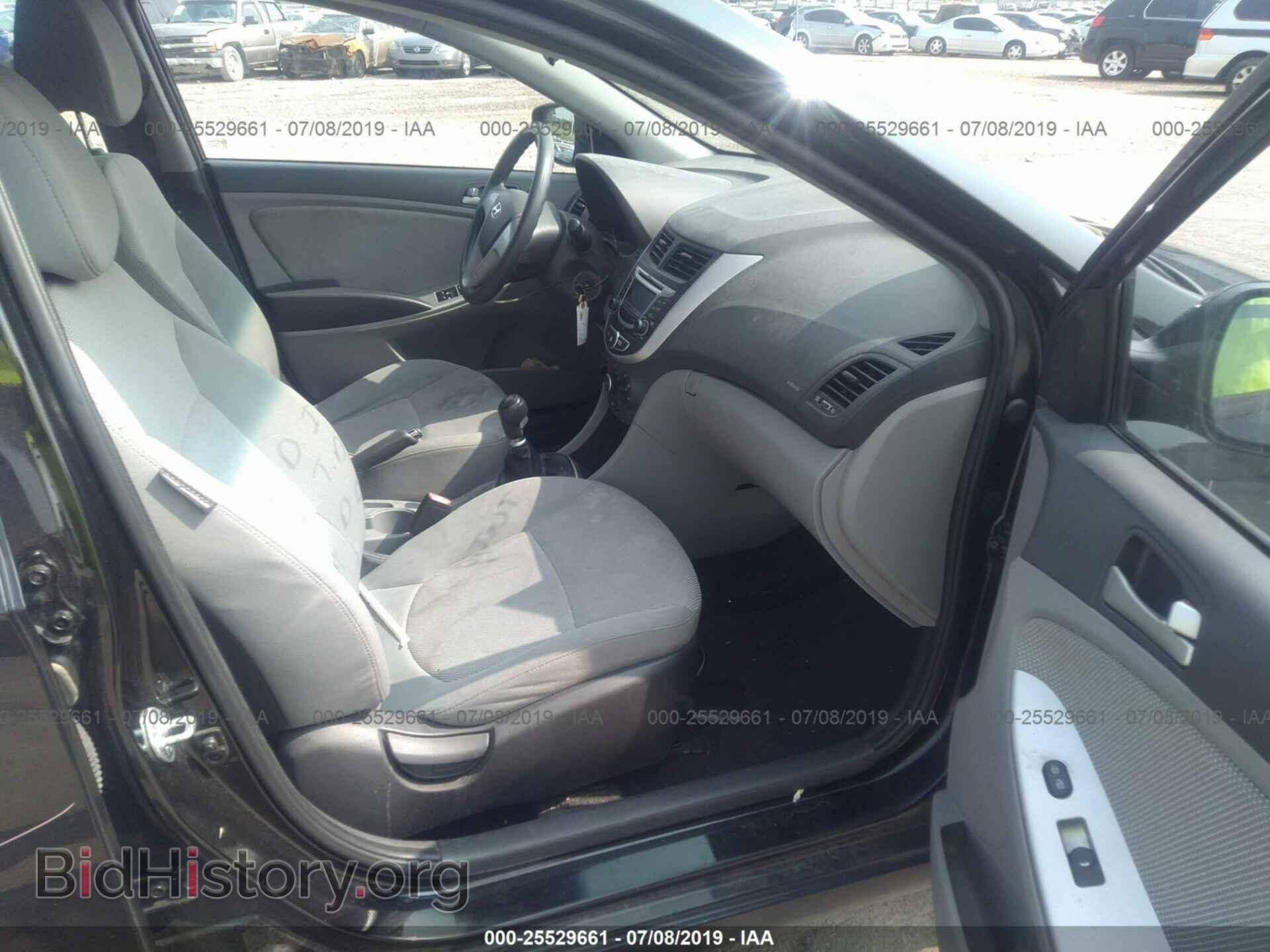 2013 HYUNDAI ACCENT - VIN: KMHCT5AE6DU129737 - Фото 5