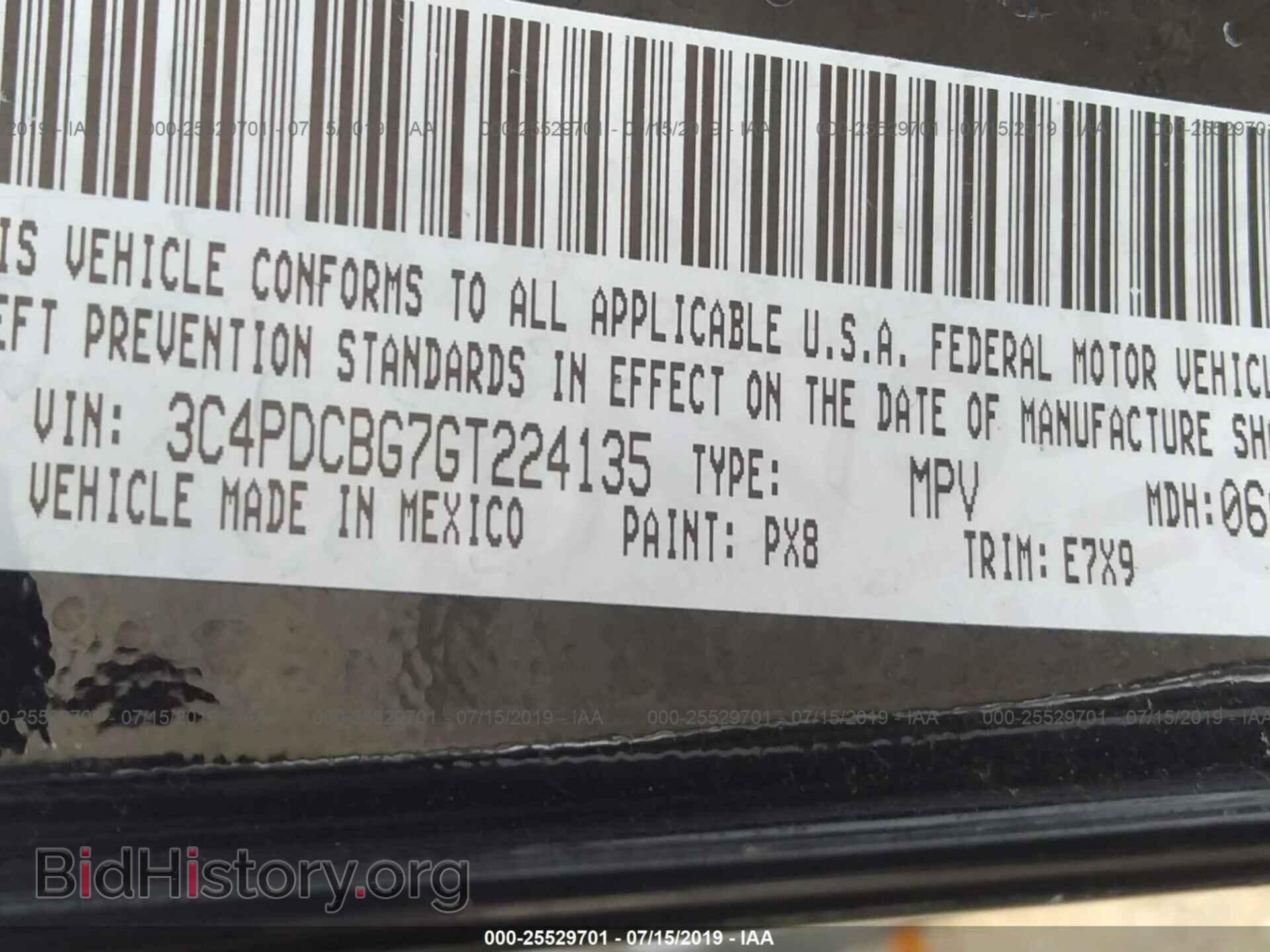 2016 DODGE JOURNEY - VIN: 3C4PDCBG7GT224135 - Photo 9